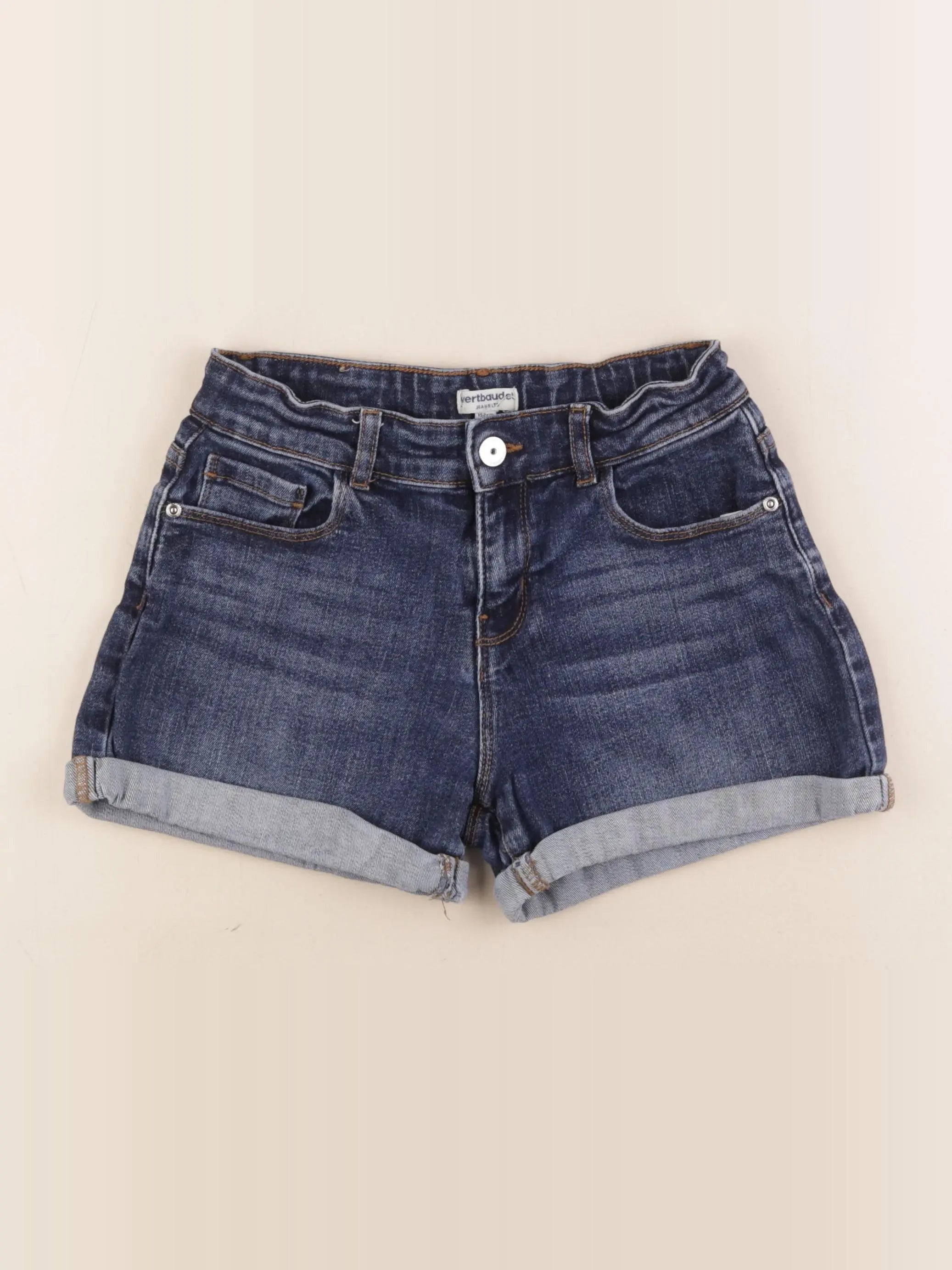 Vertbaudet - short bleu - 12 ans