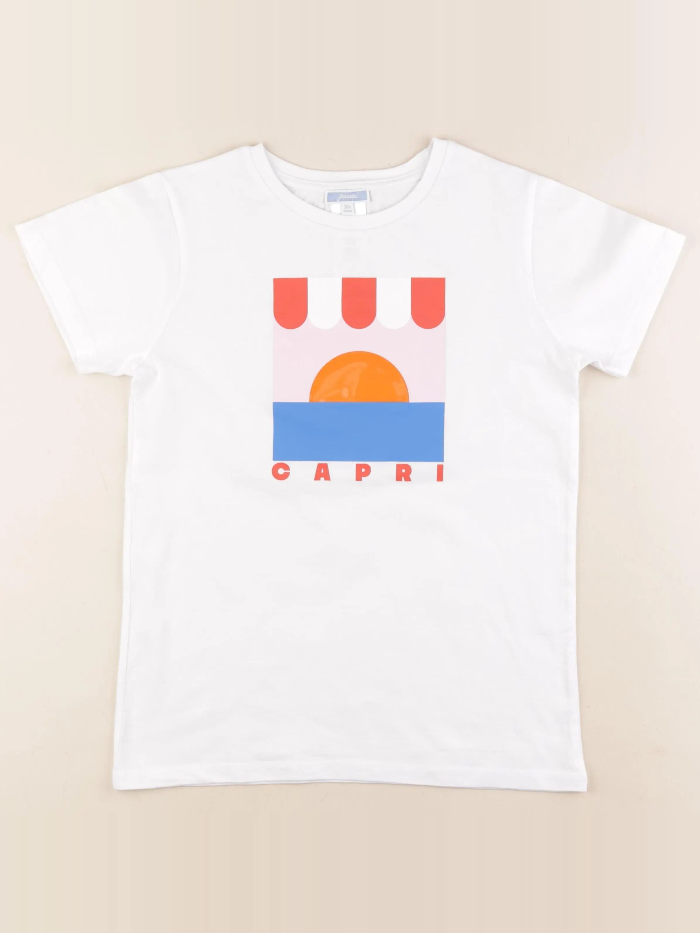 Jacadi - tee-shirt multicolore - 12 ans