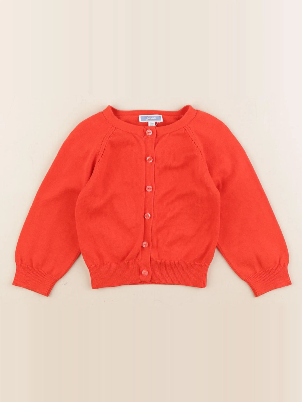 Jacadi - gilet orange - 24 mois