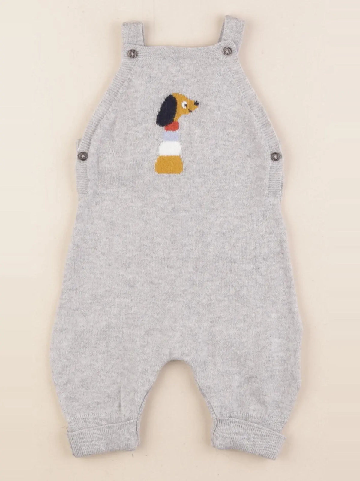 Boutchou - combinaison gris - 1 mois