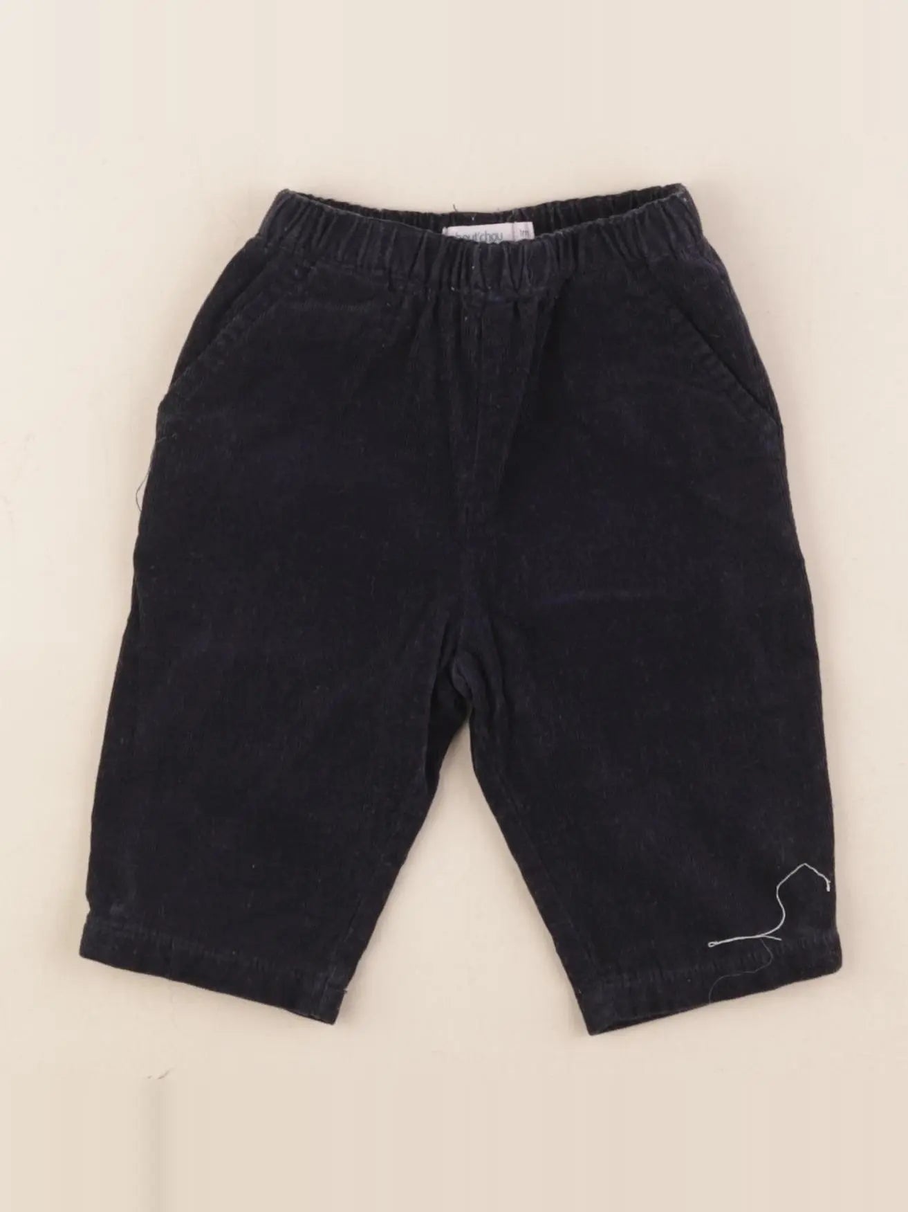 Boutchou - pantalon doublé bleu - 1 mois