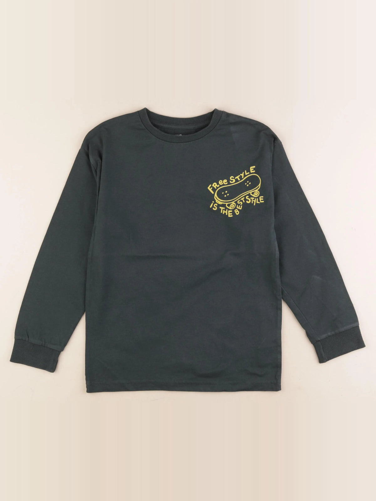 Vertbaudet - tee-shirt vert - 10 ans