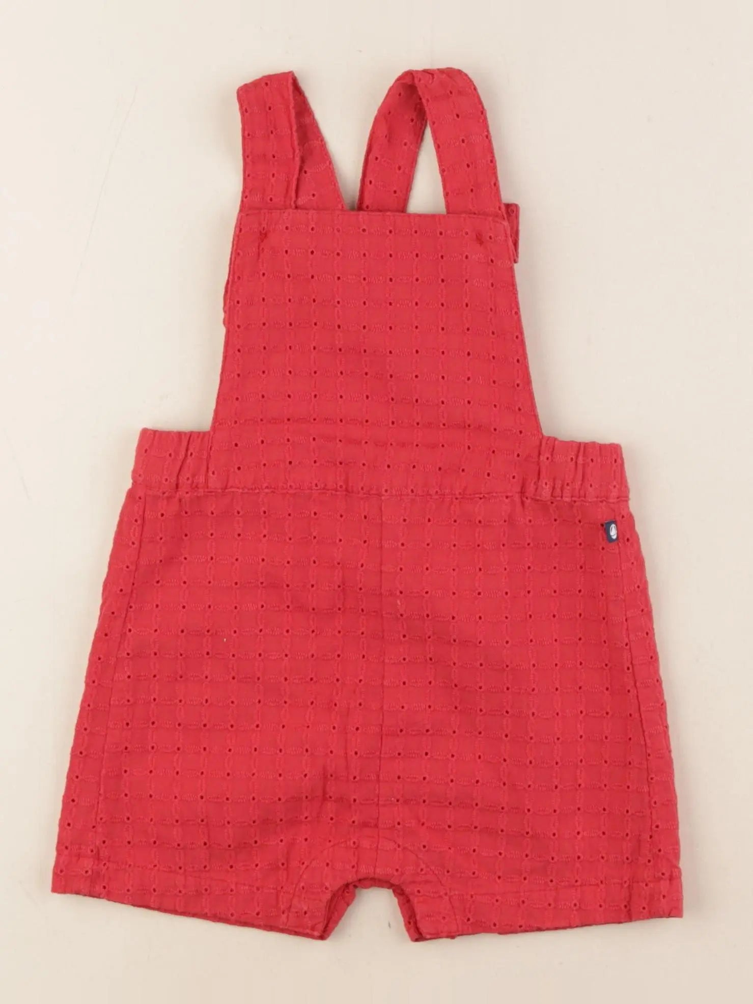 Petit Bateau - salopette rouge - 12 mois