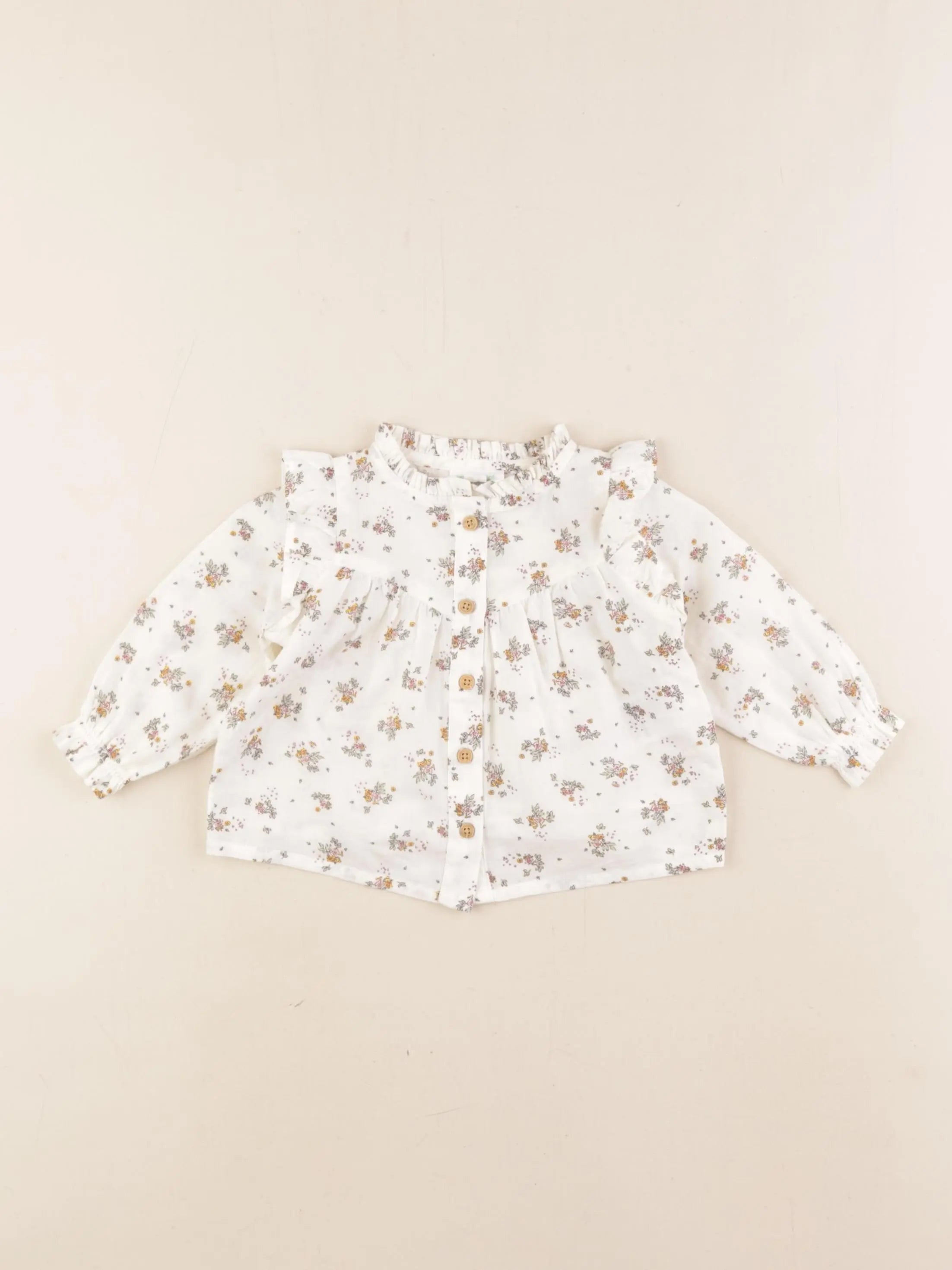 Vertbaudet - chemise multicolore - 3 mois