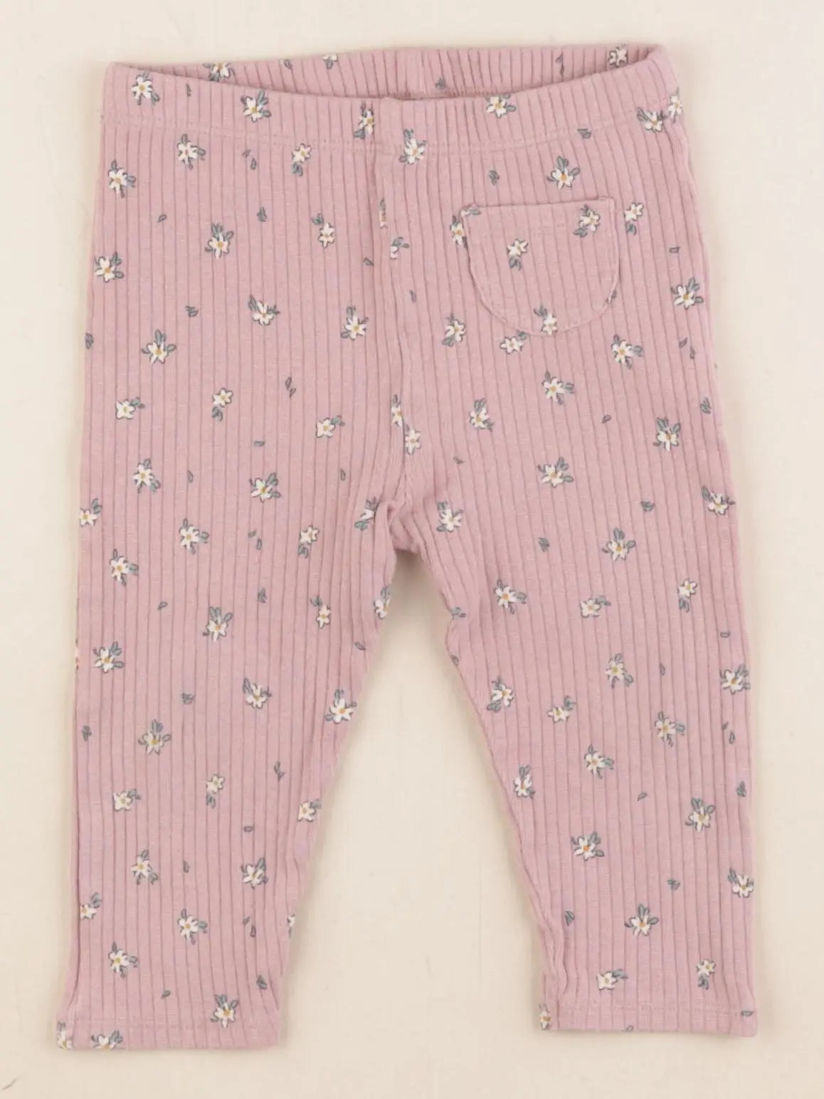 Vertbaudet - legging rose - 12 mois