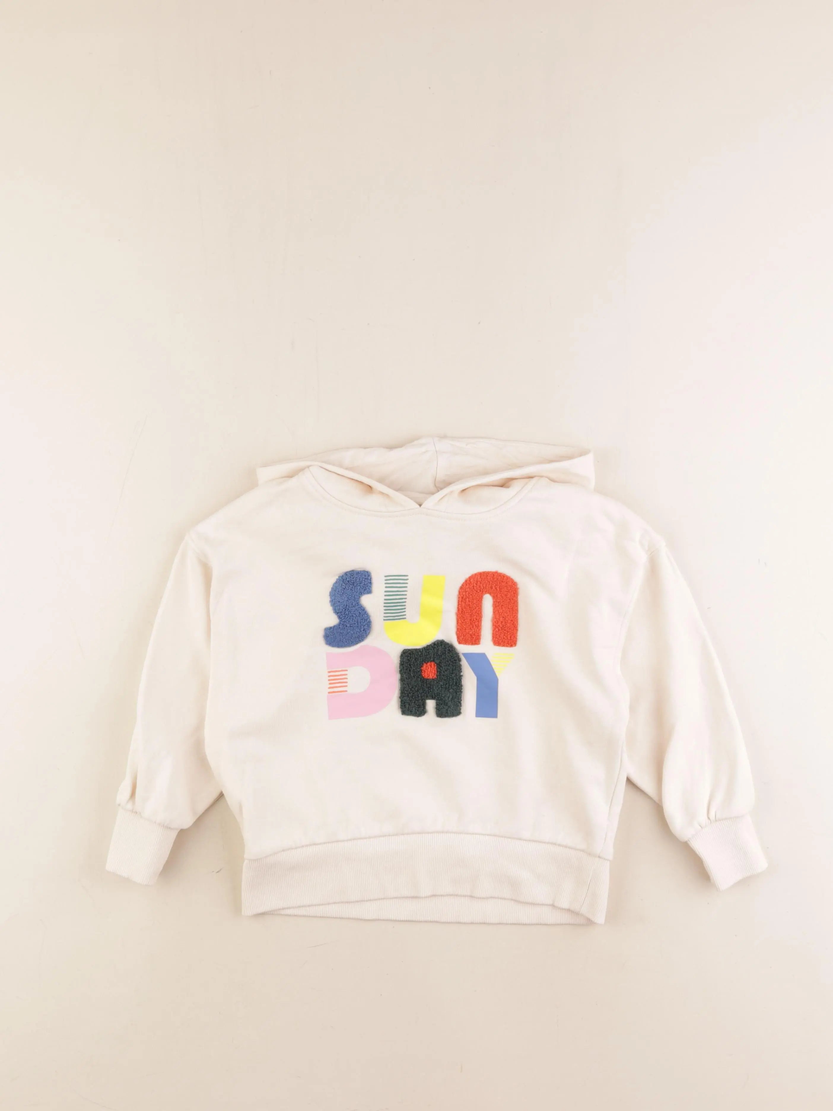 Monoprix - sweat beige - 5 ans