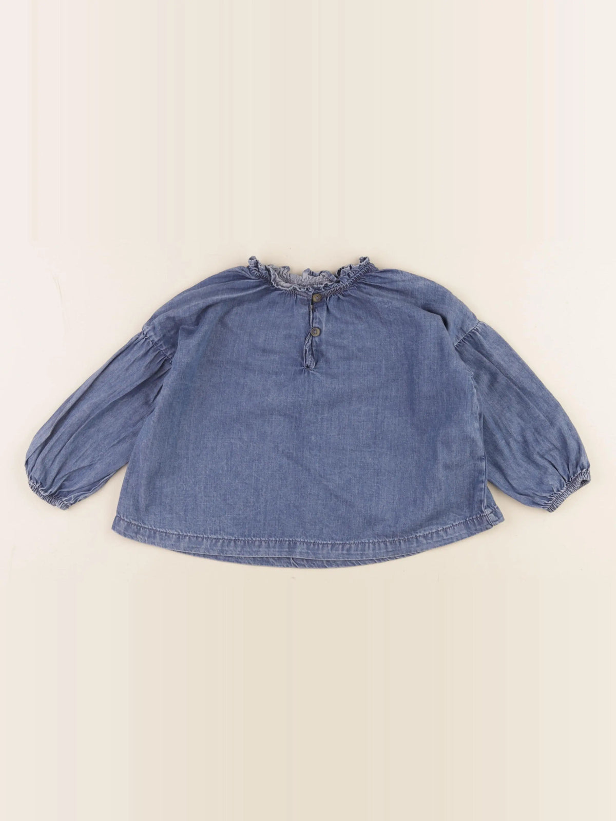 Vertbaudet - blouse bleu - 4 ans