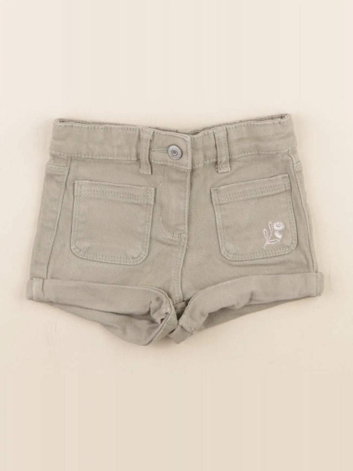 Vertbaudet - short vert - 2 ans