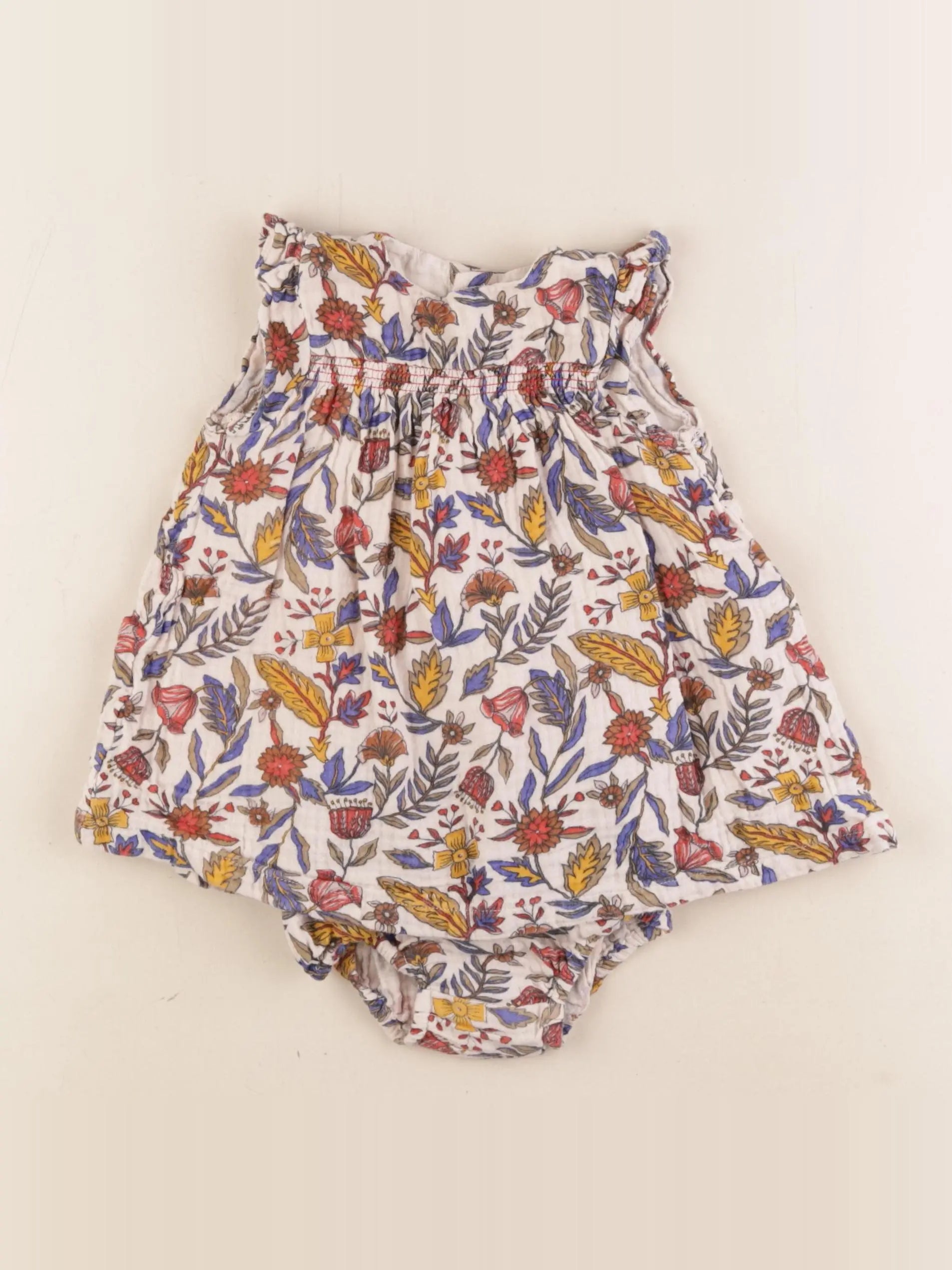 Boutchou - robe multicolore - 9 mois