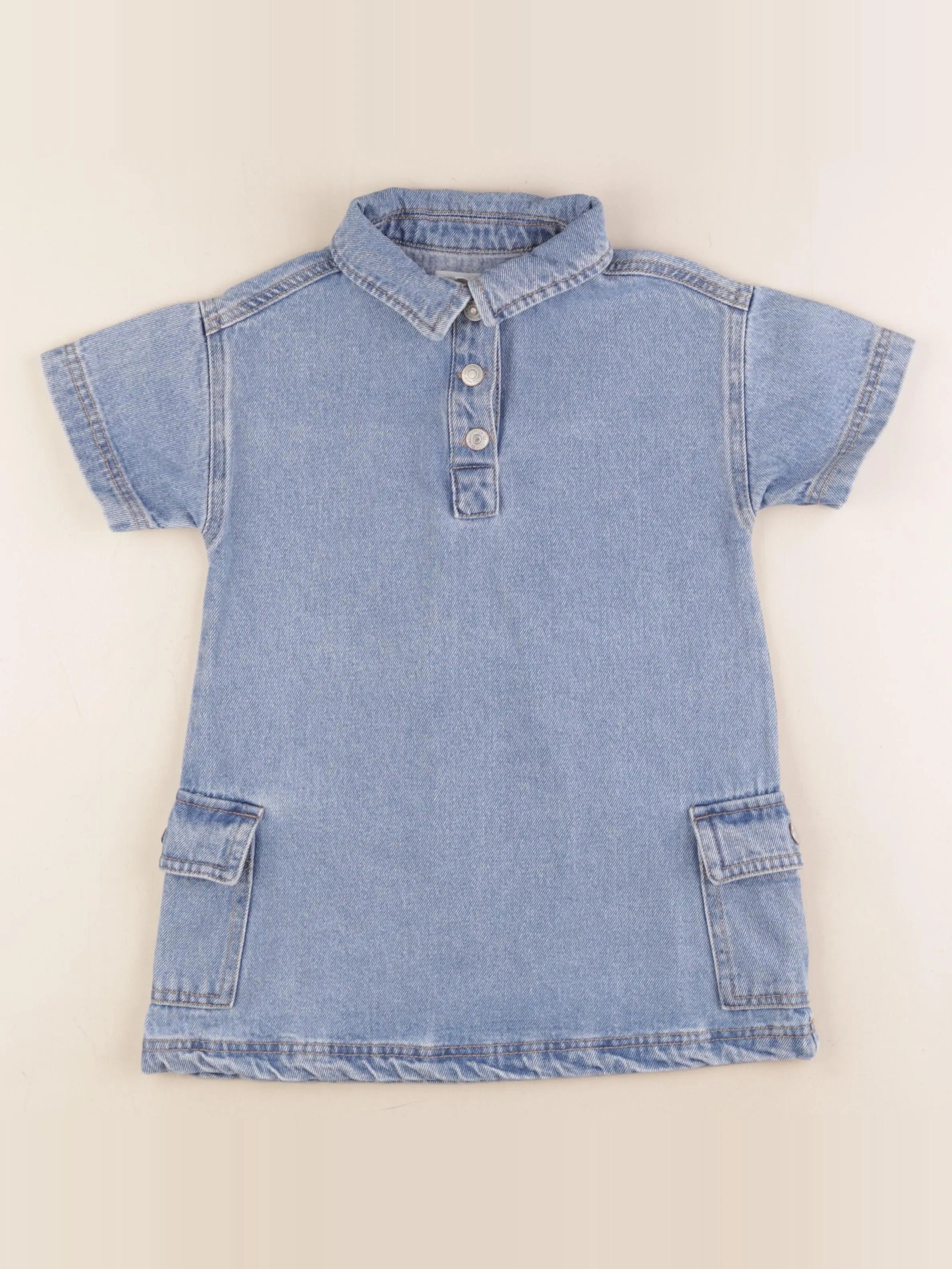 Vertbaudet - robe bleu - 4 ans