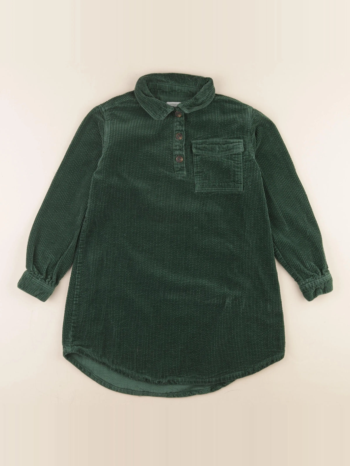 Vertbaudet - robe vert - 10 ans