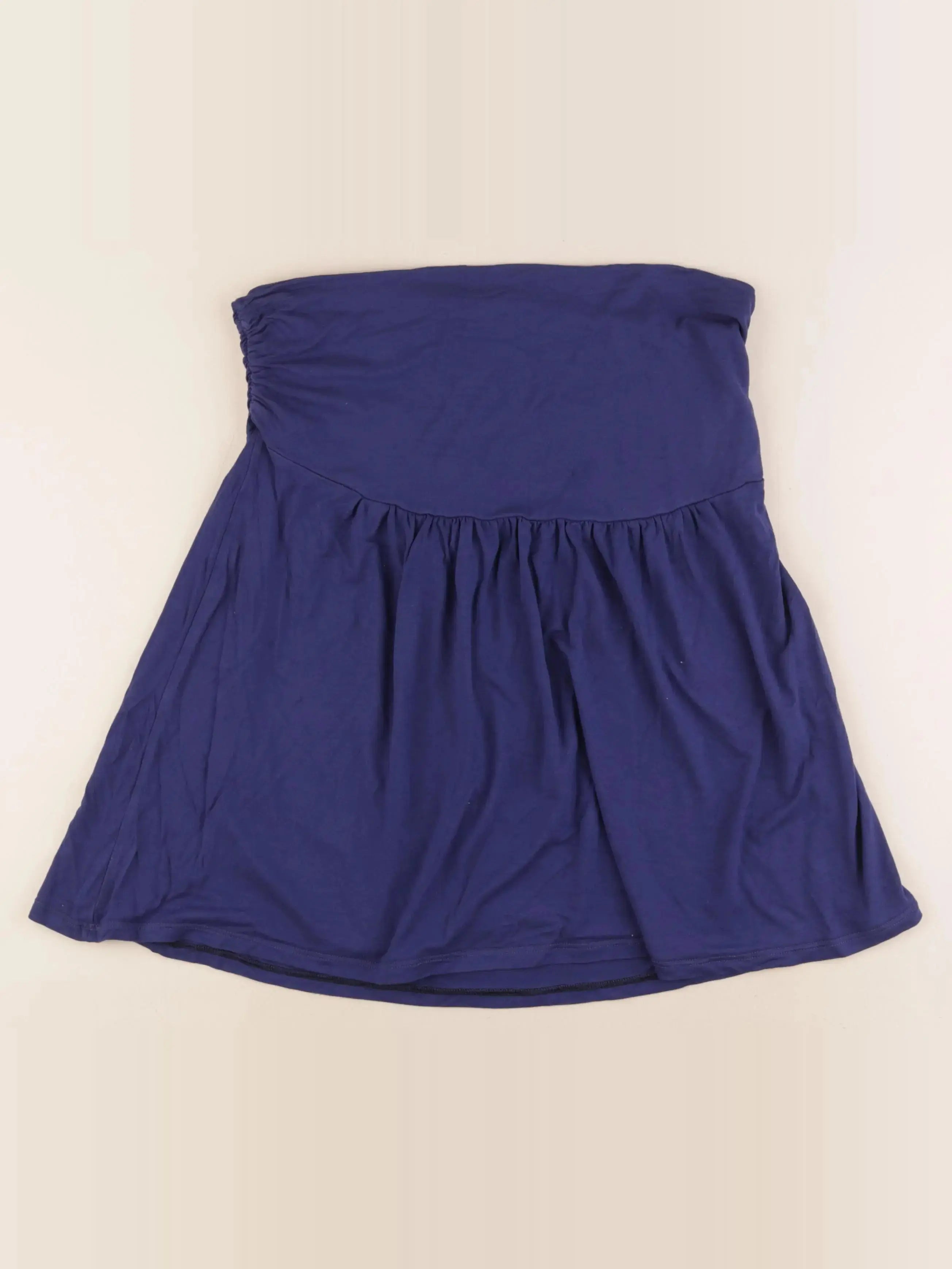 Envie de fraise - jupe grossesse bleu - 38 à 40