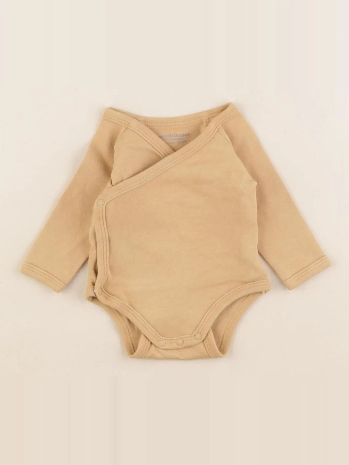 Vertbaudet - body marron - 1 mois