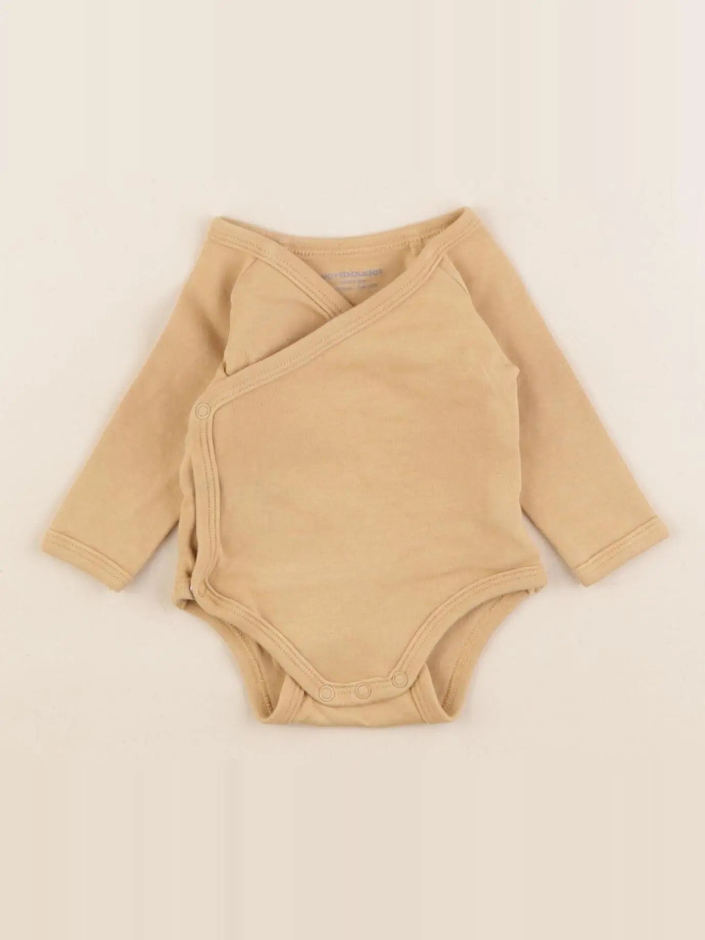 Vertbaudet - body marron - 1 mois