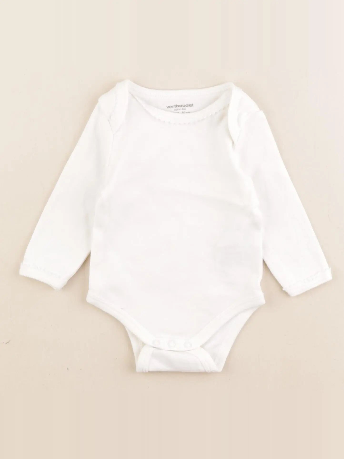 Vertbaudet - body blanc - 3 mois