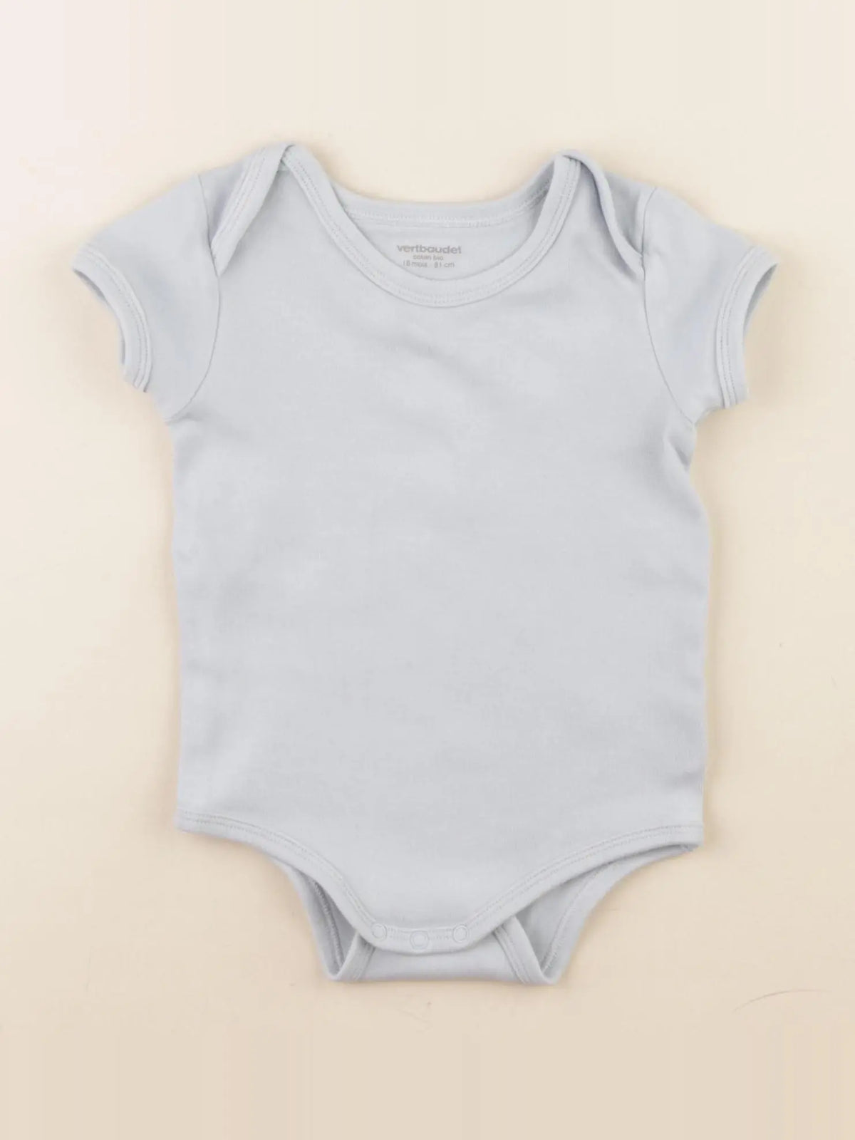 Vertbaudet - body bleu - 18 mois