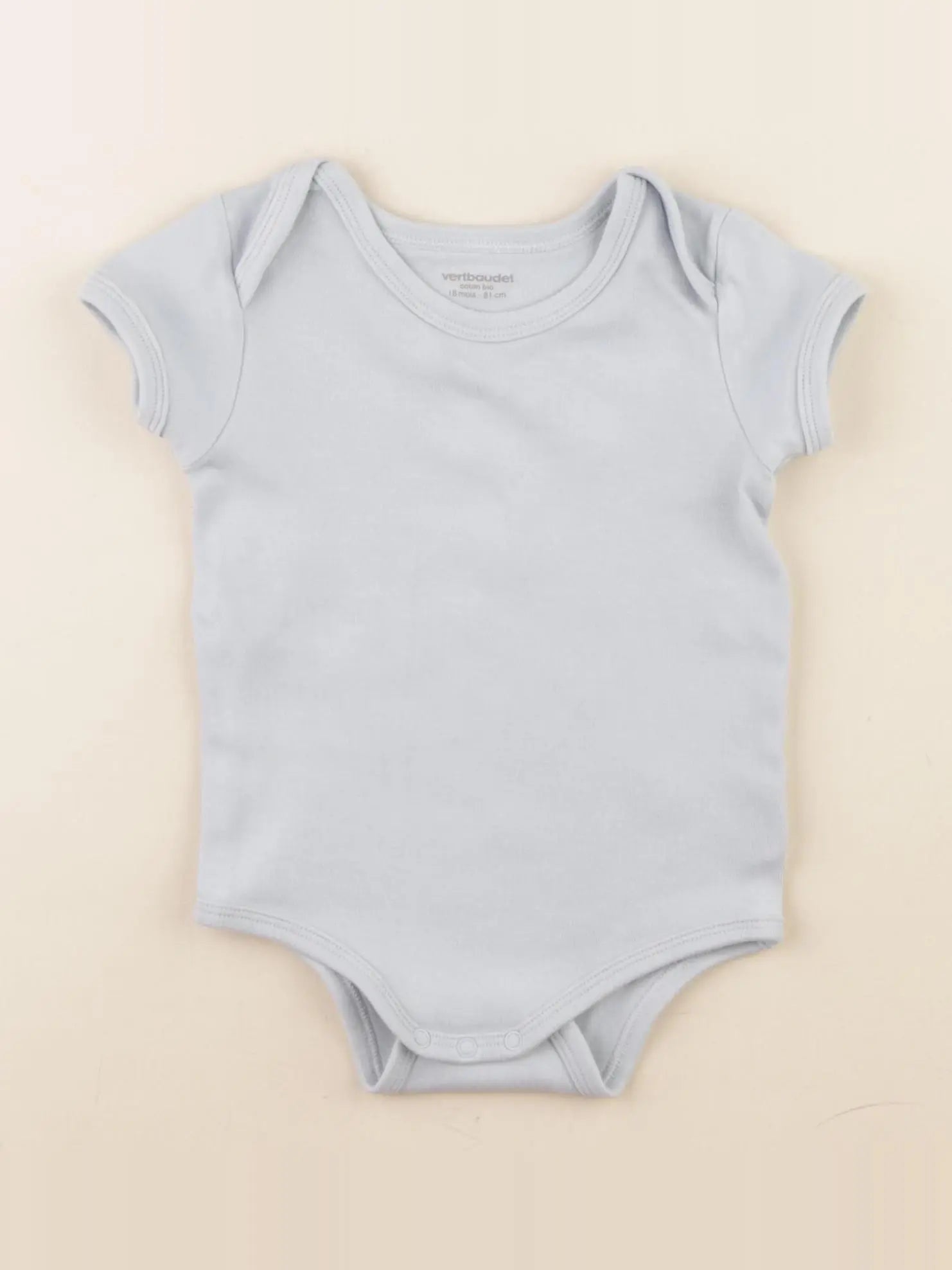 Vertbaudet - body bleu - 18 mois