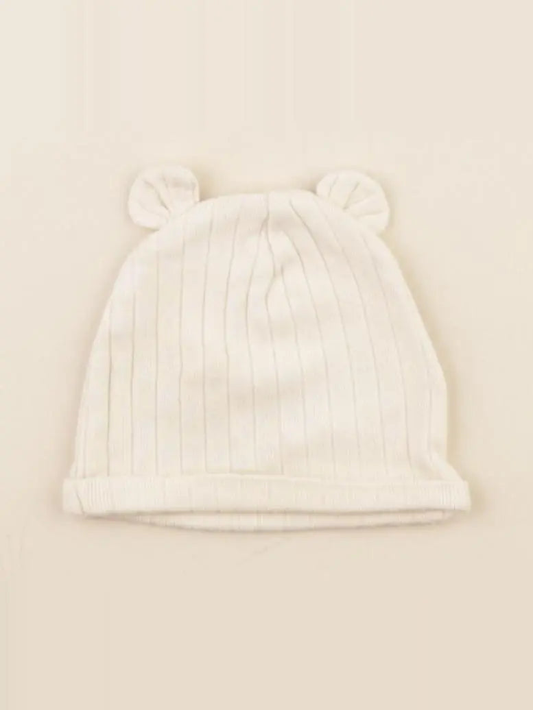 Vertbaudet - bonnet beige - 0/1 mois