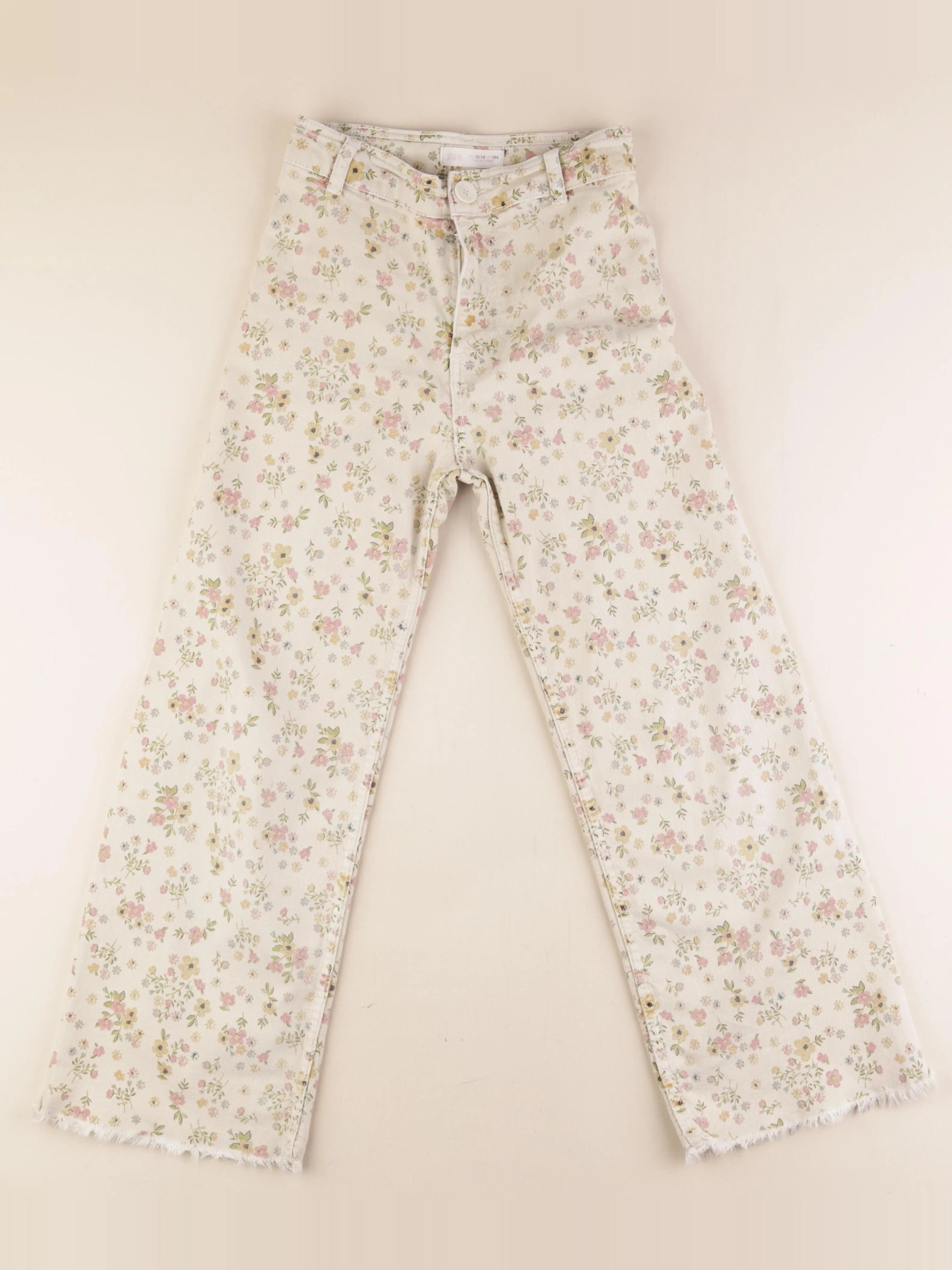 Zara - pantalon beige - 13/14 ans