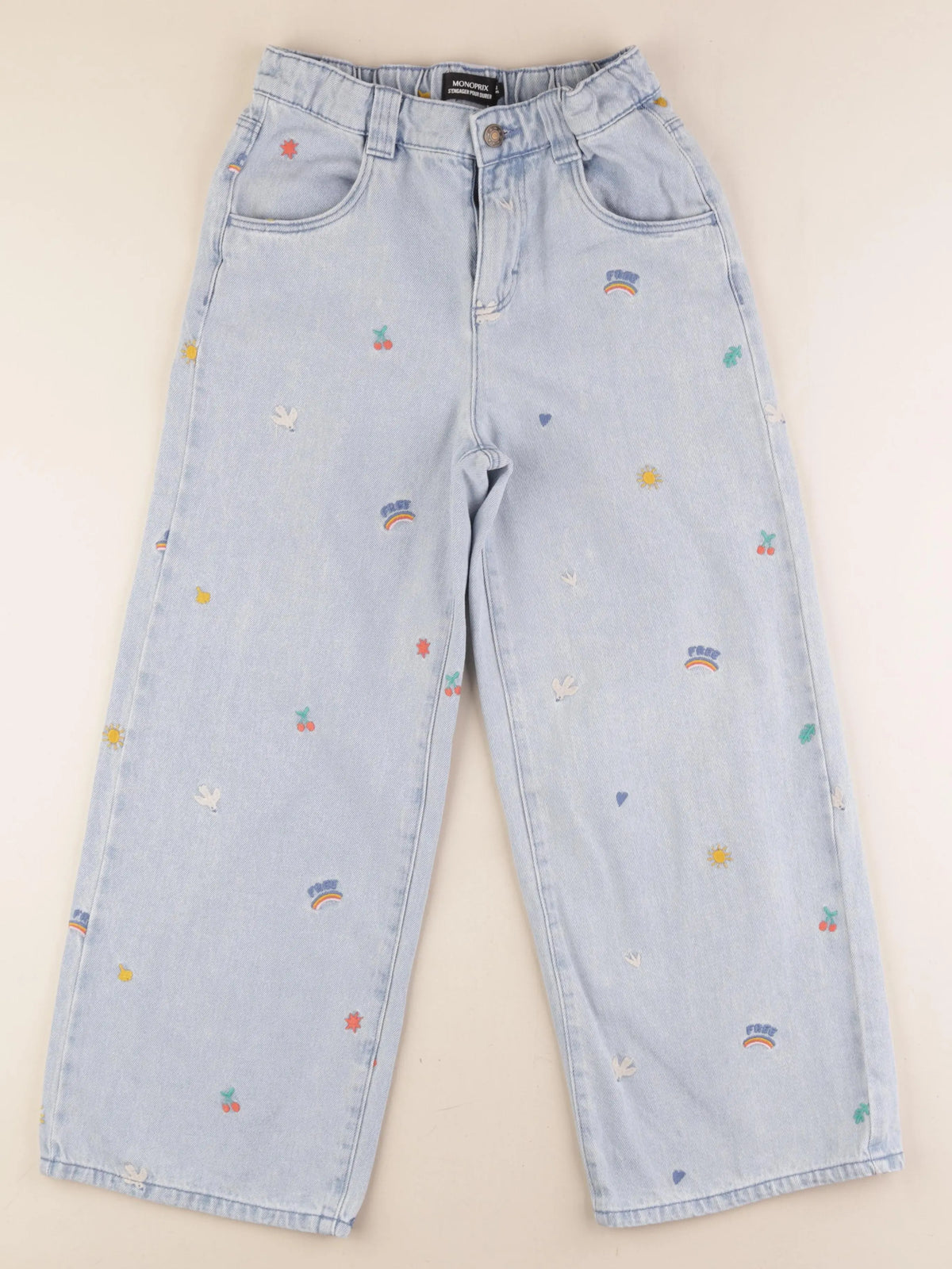 Monoprix - pantalon bleu - 12 ans