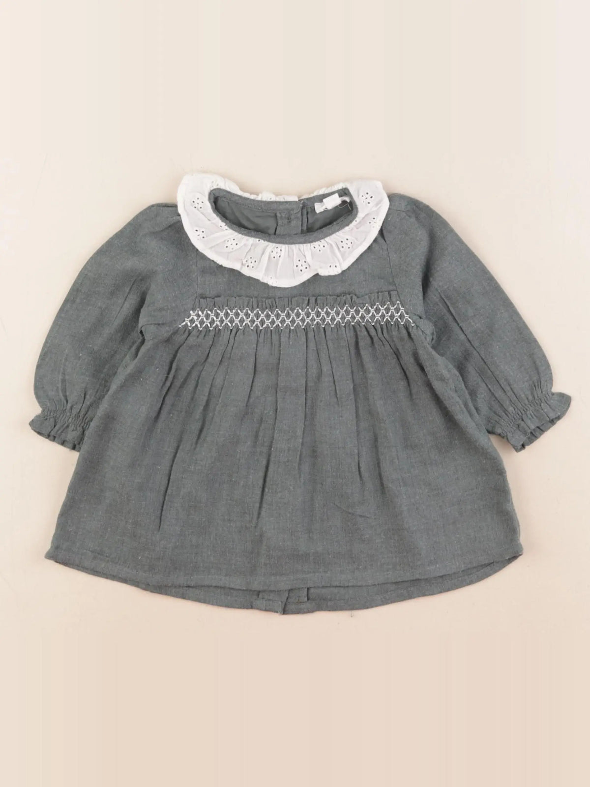 Vertbaudet - robe vert - 3 mois