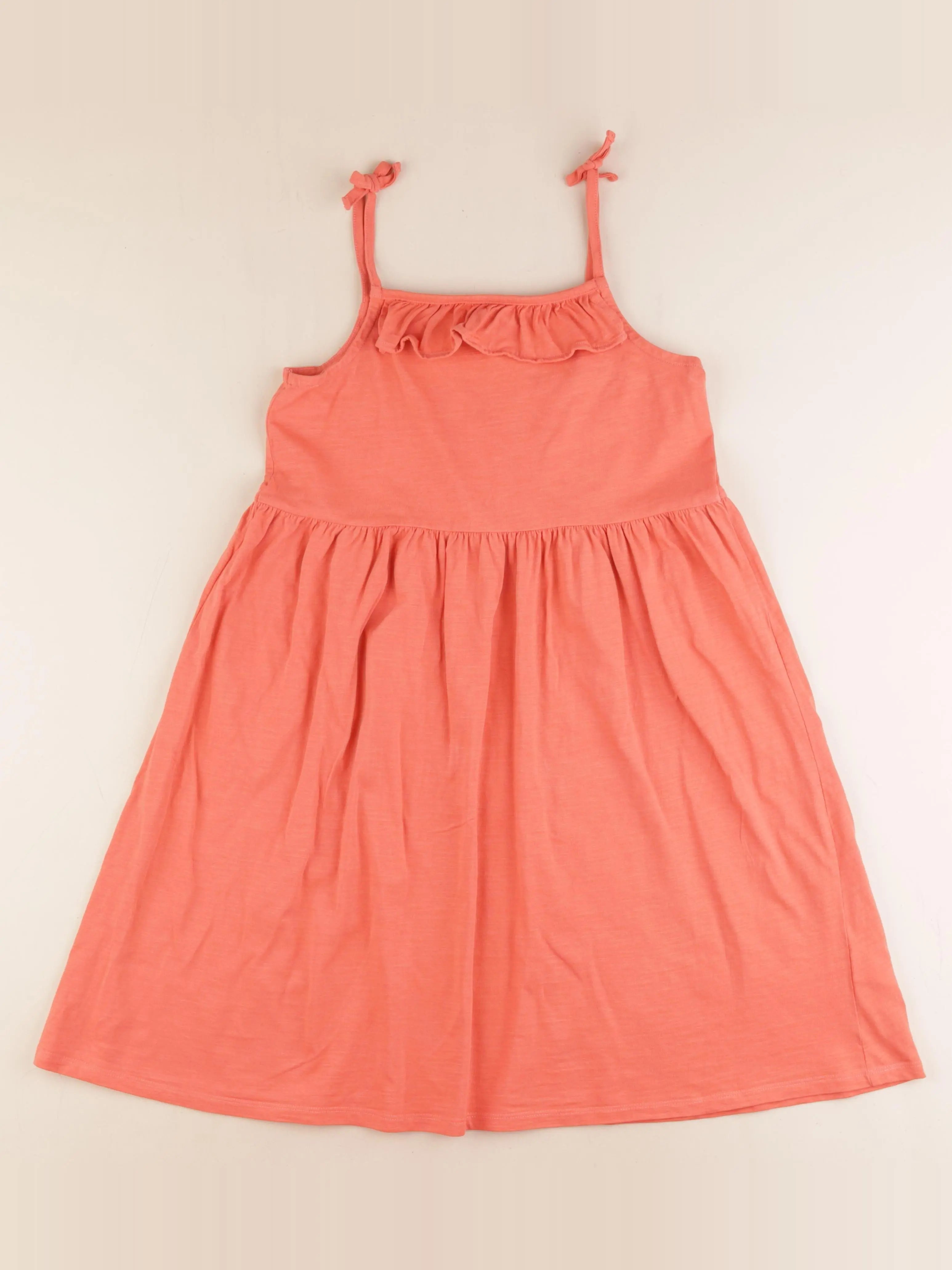Vertbaudet - robe orange - 14 ans