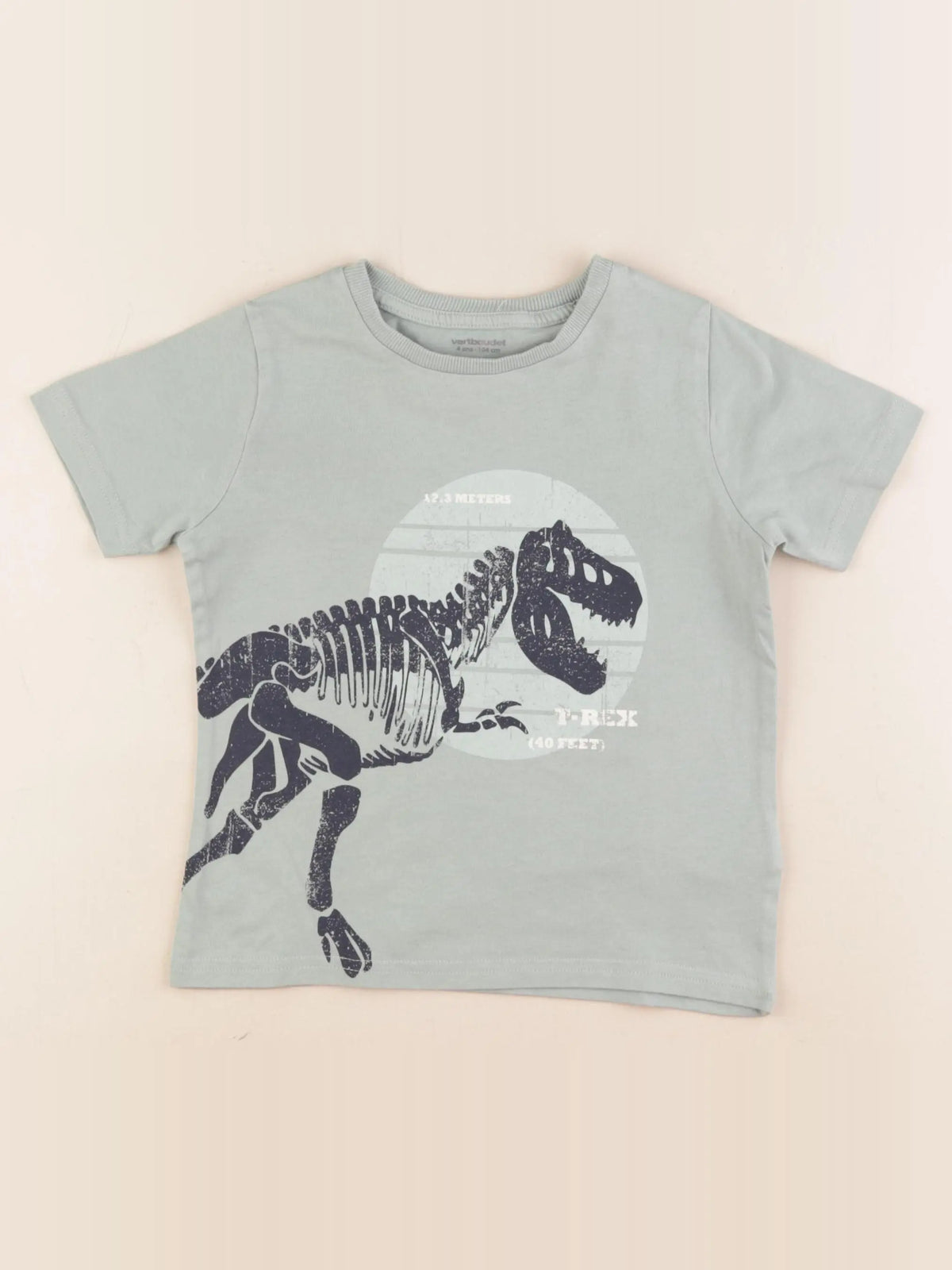 Vertbaudet - tee-shirt vert - 4 ans
