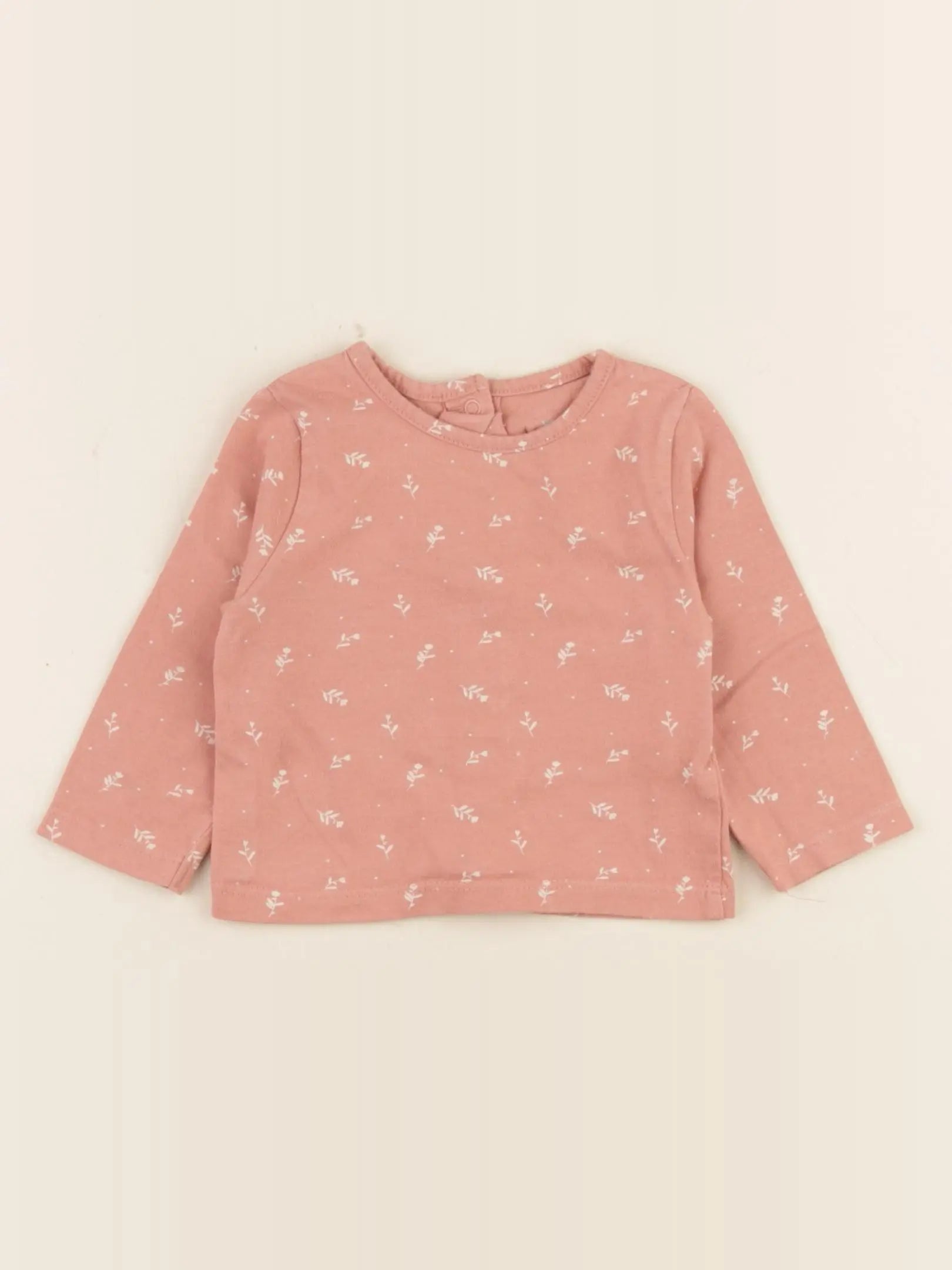 Vertbaudet - tee-shirt rose - 3 mois