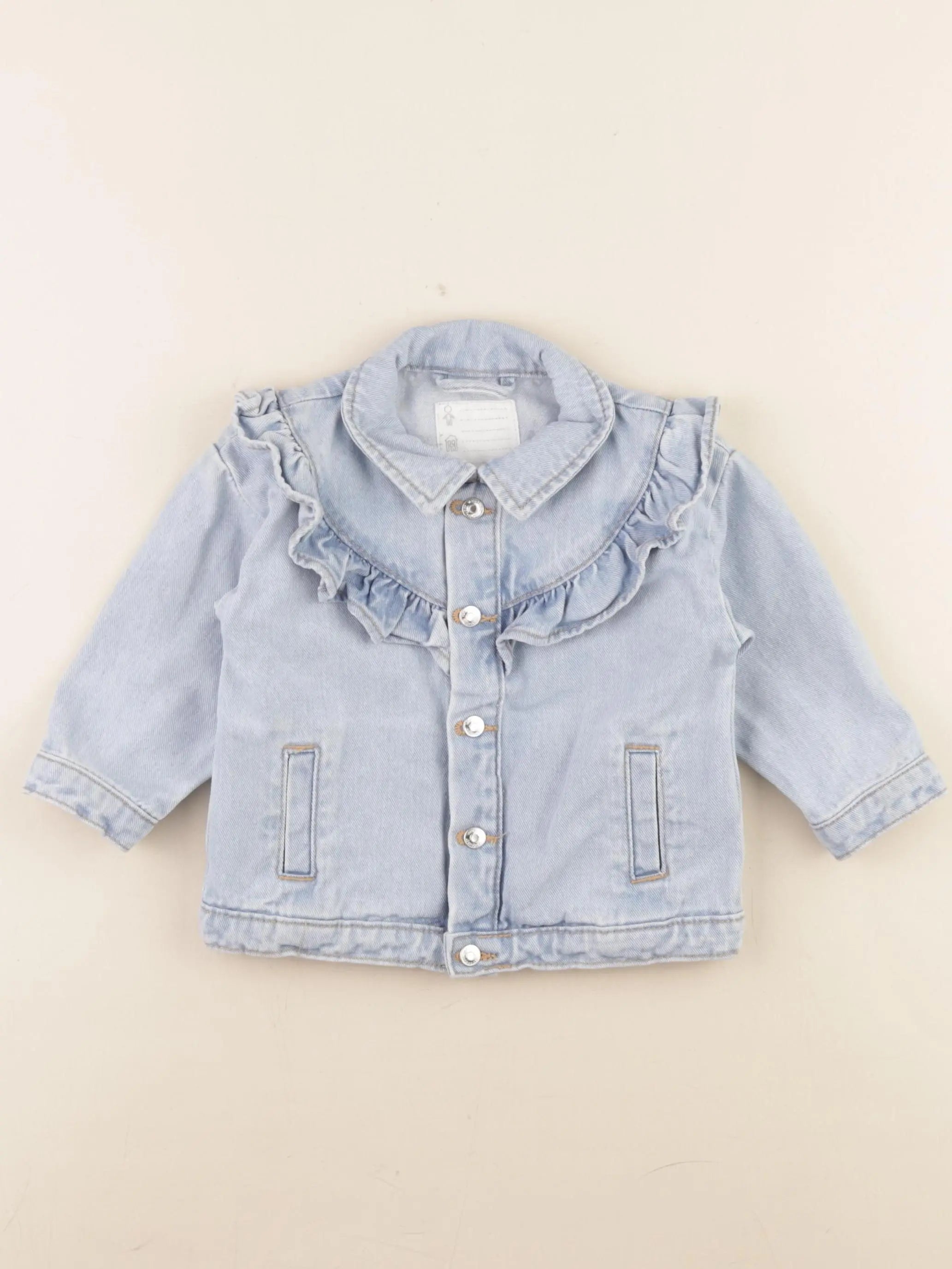 Vertbaudet - veste bleu - 12 mois