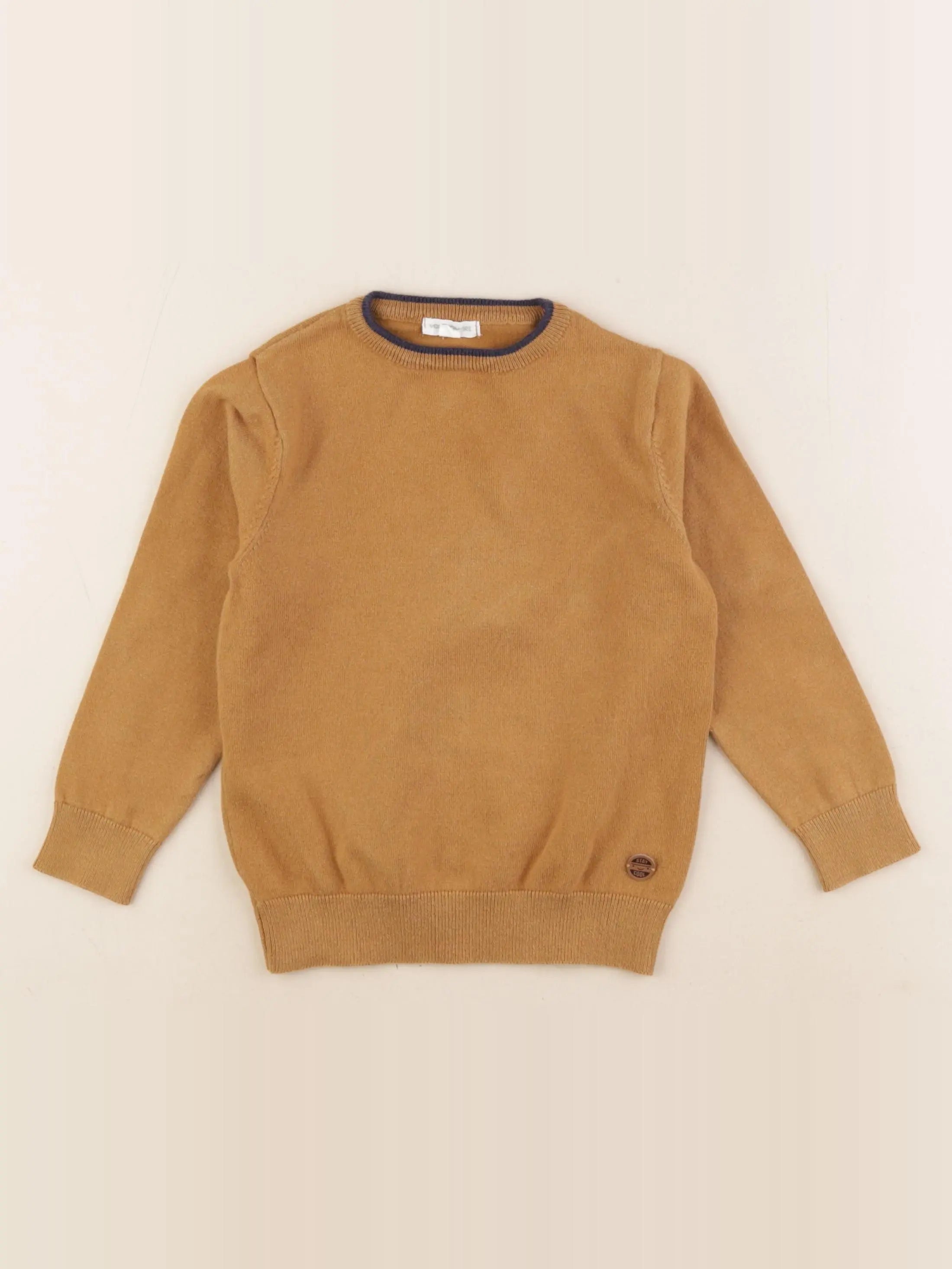Vertbaudet - pull marron - 5 ans