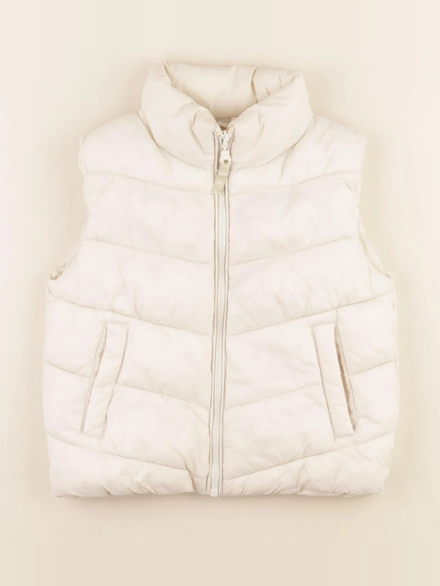 Vertbaudet - doudoune beige - 4 ans