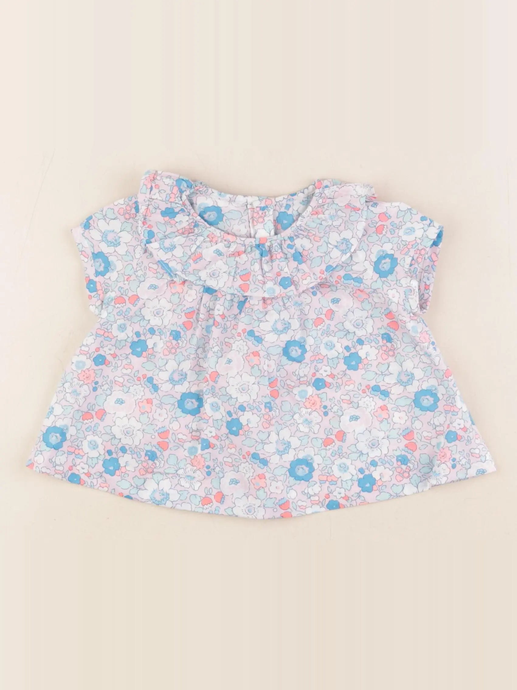 Jacadi - blouse liberty multicolore - 6 mois