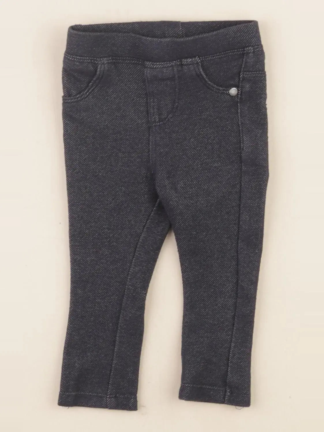 Vertbaudet - jegging bleu - 3 mois