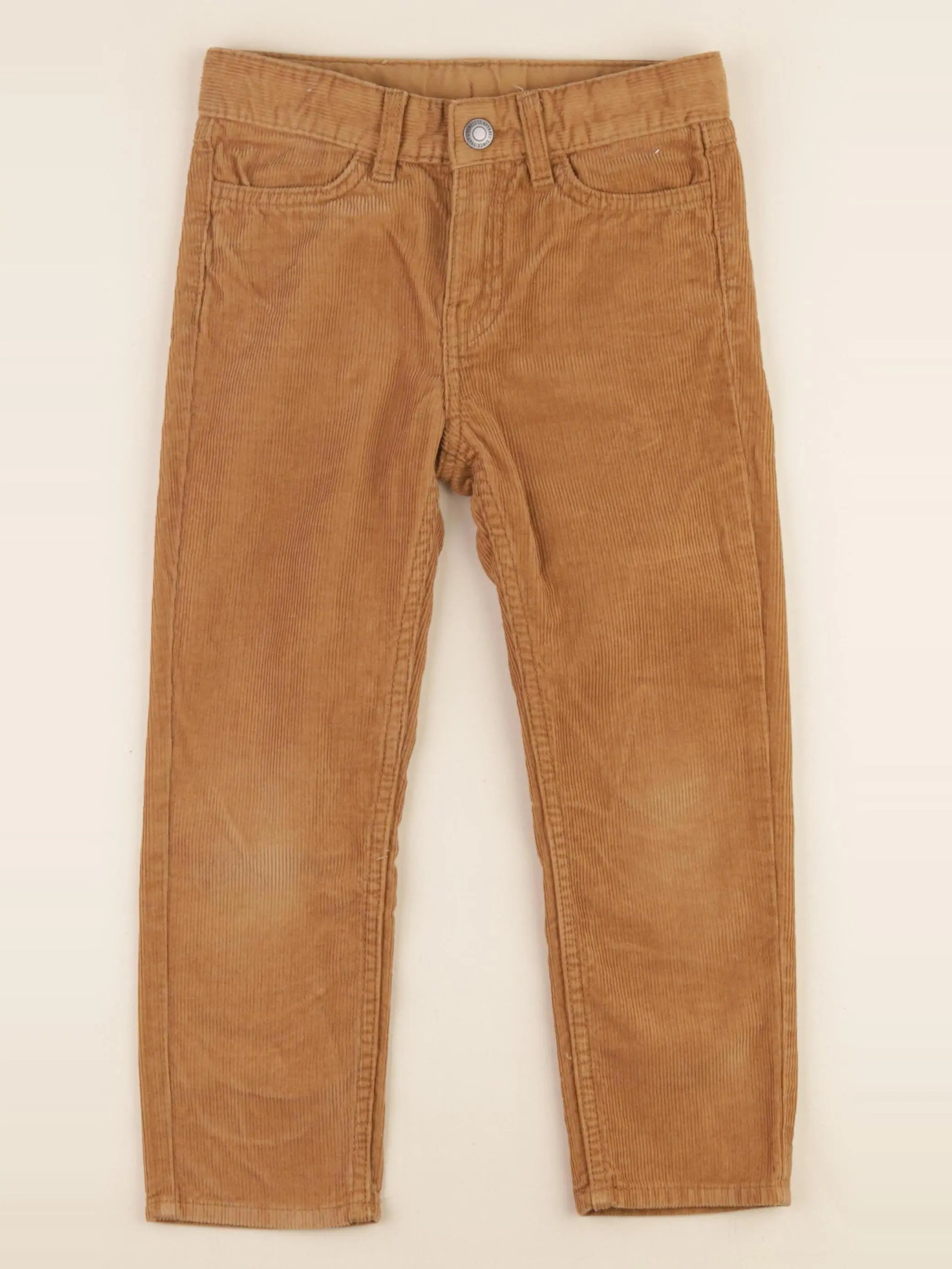 H&M - pantalon marron - 4/5 ans