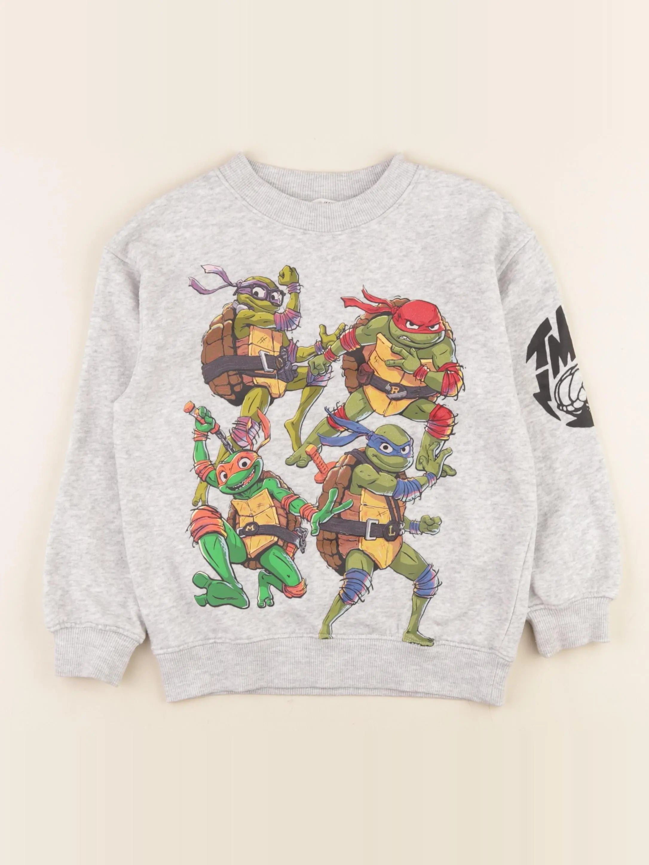 H&M - sweat gris - 4/6 ans