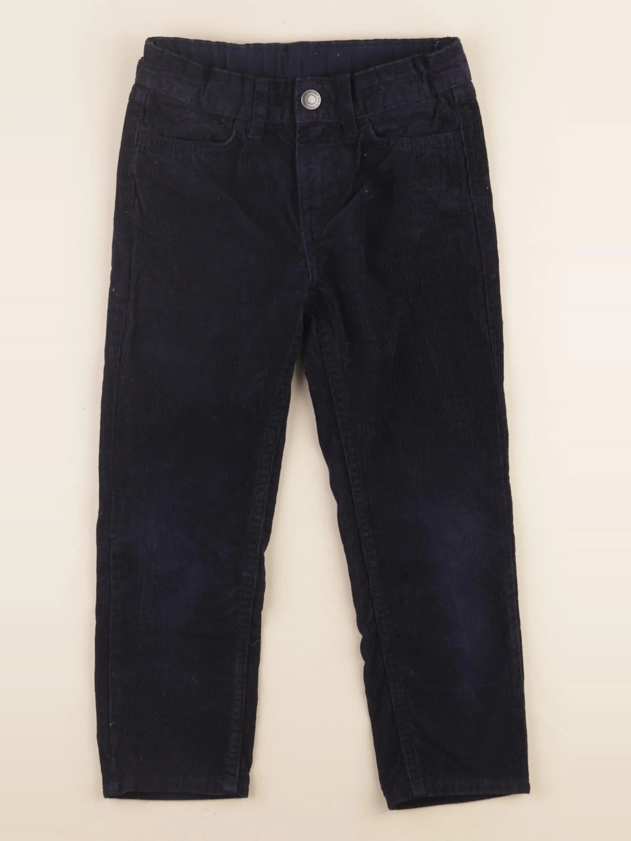 H&M - pantalon bleu - 4/5 ans