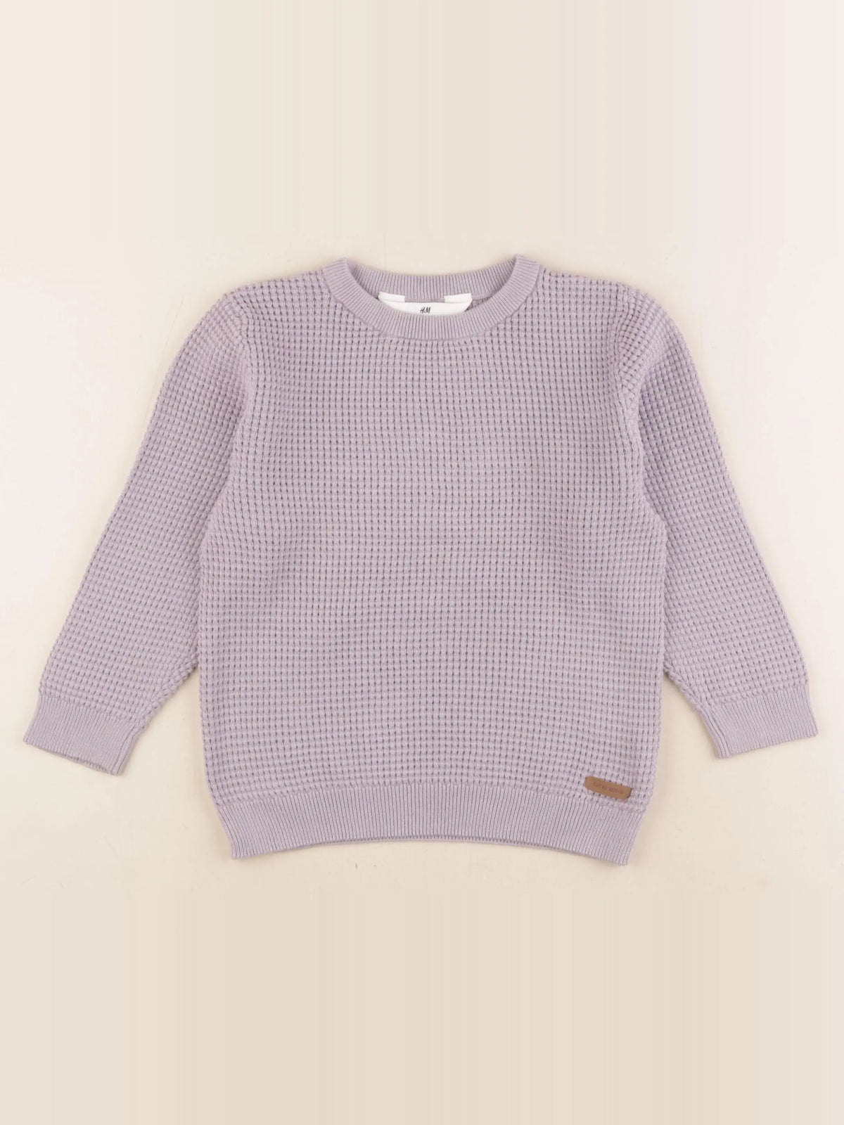 H&M - pull violet - 2/4 ans