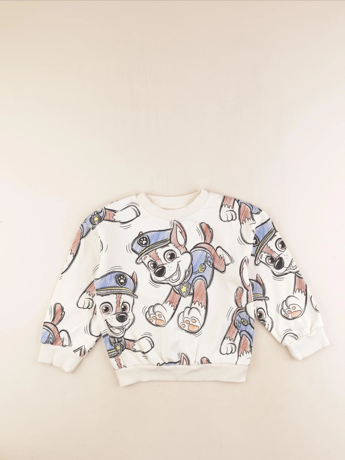 H&M - sweat beige - 4/6 ans