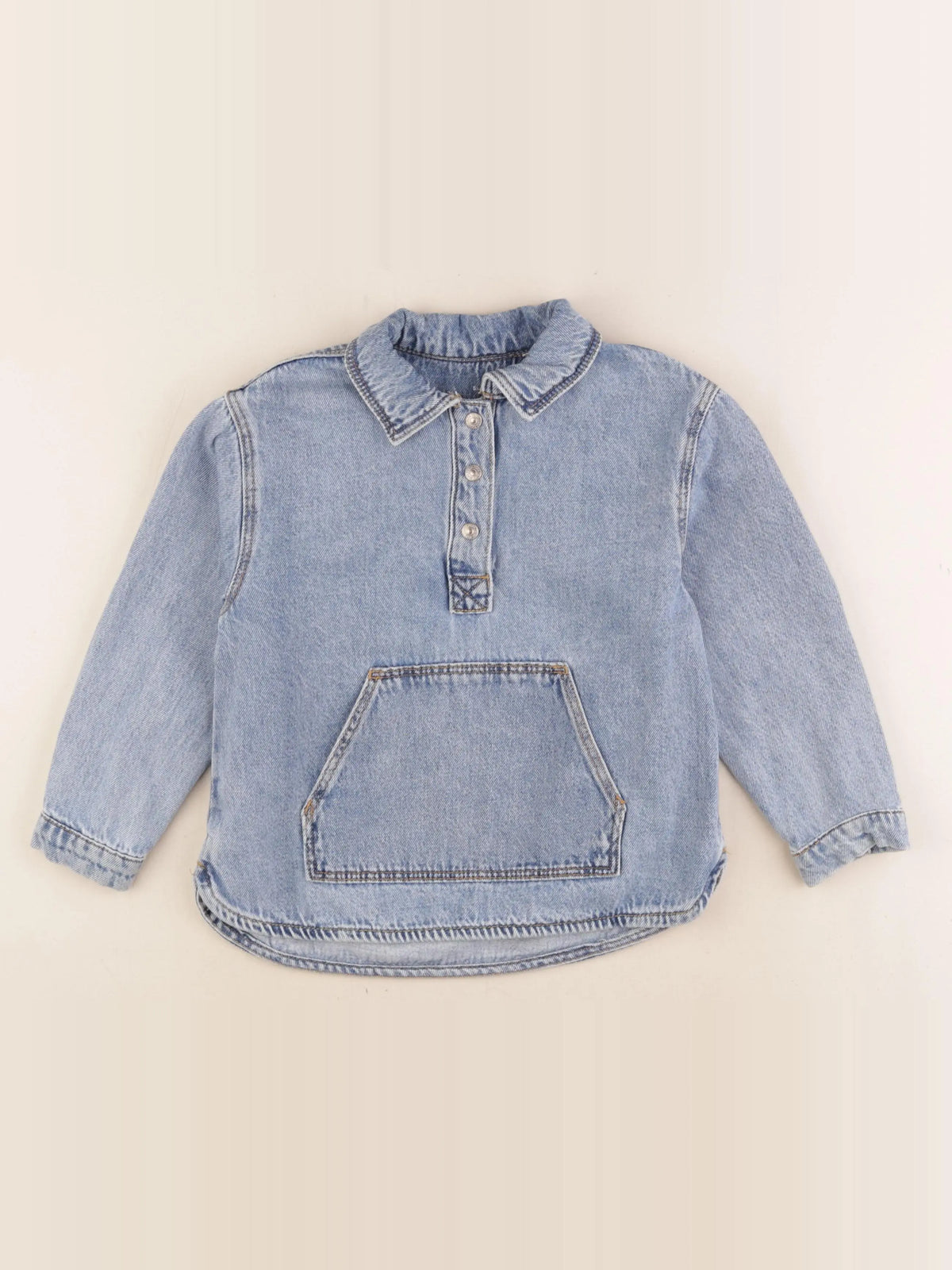 Zara - sur-chemise bleu - 4/5 ans
