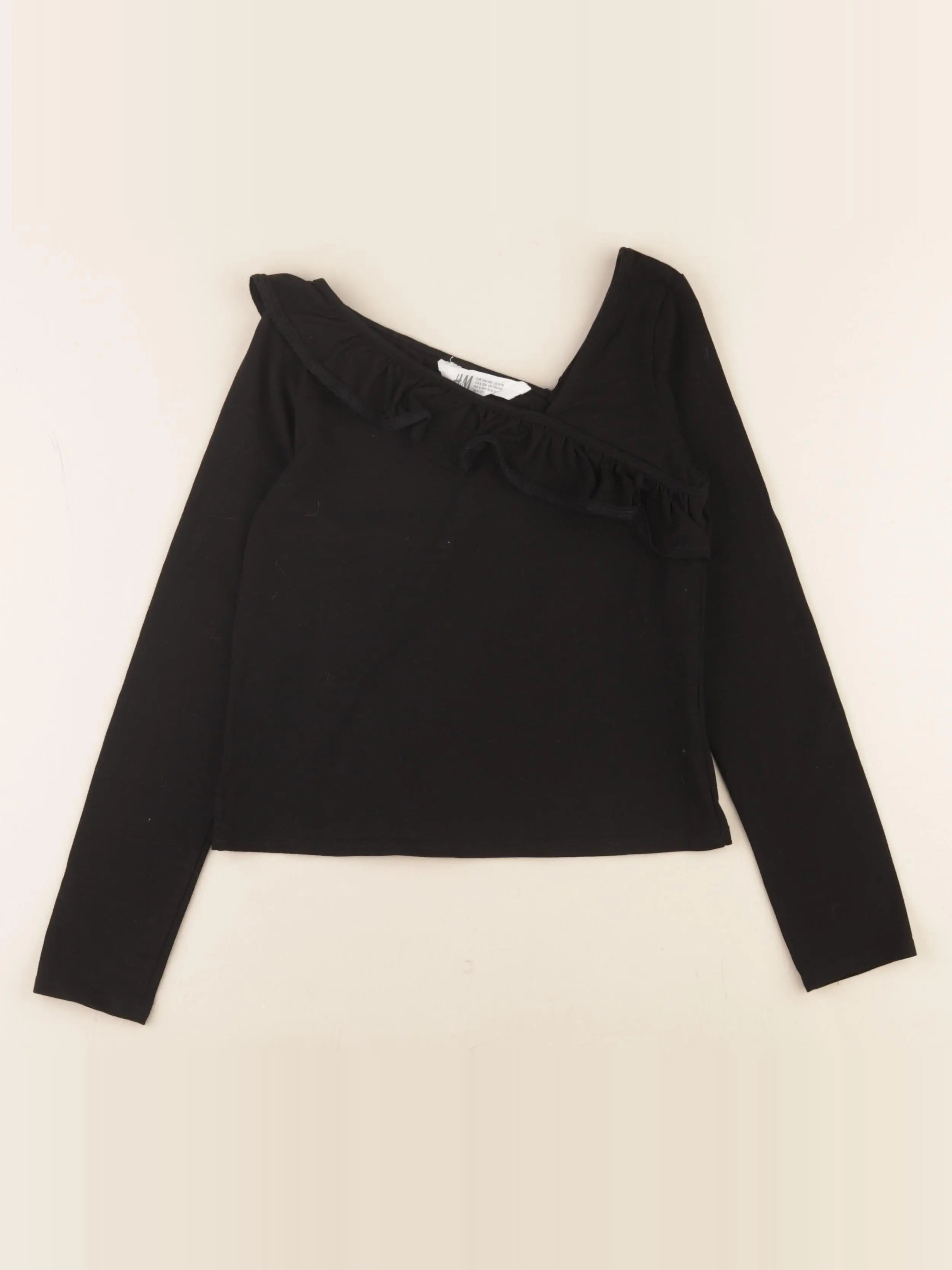 H&M - tee-shirt noir - 8/10 ans