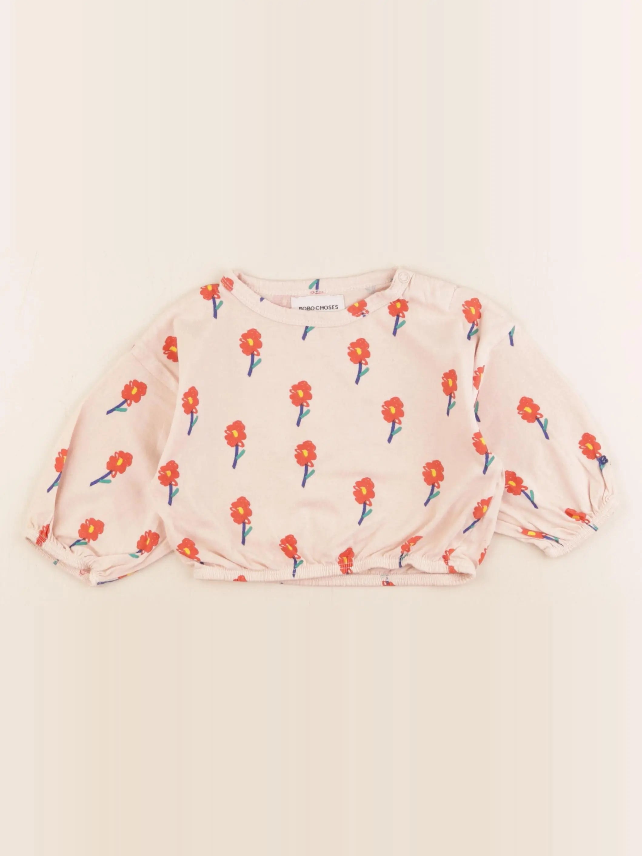 Bobo Choses - tee-shirt rose - 3/6 mois