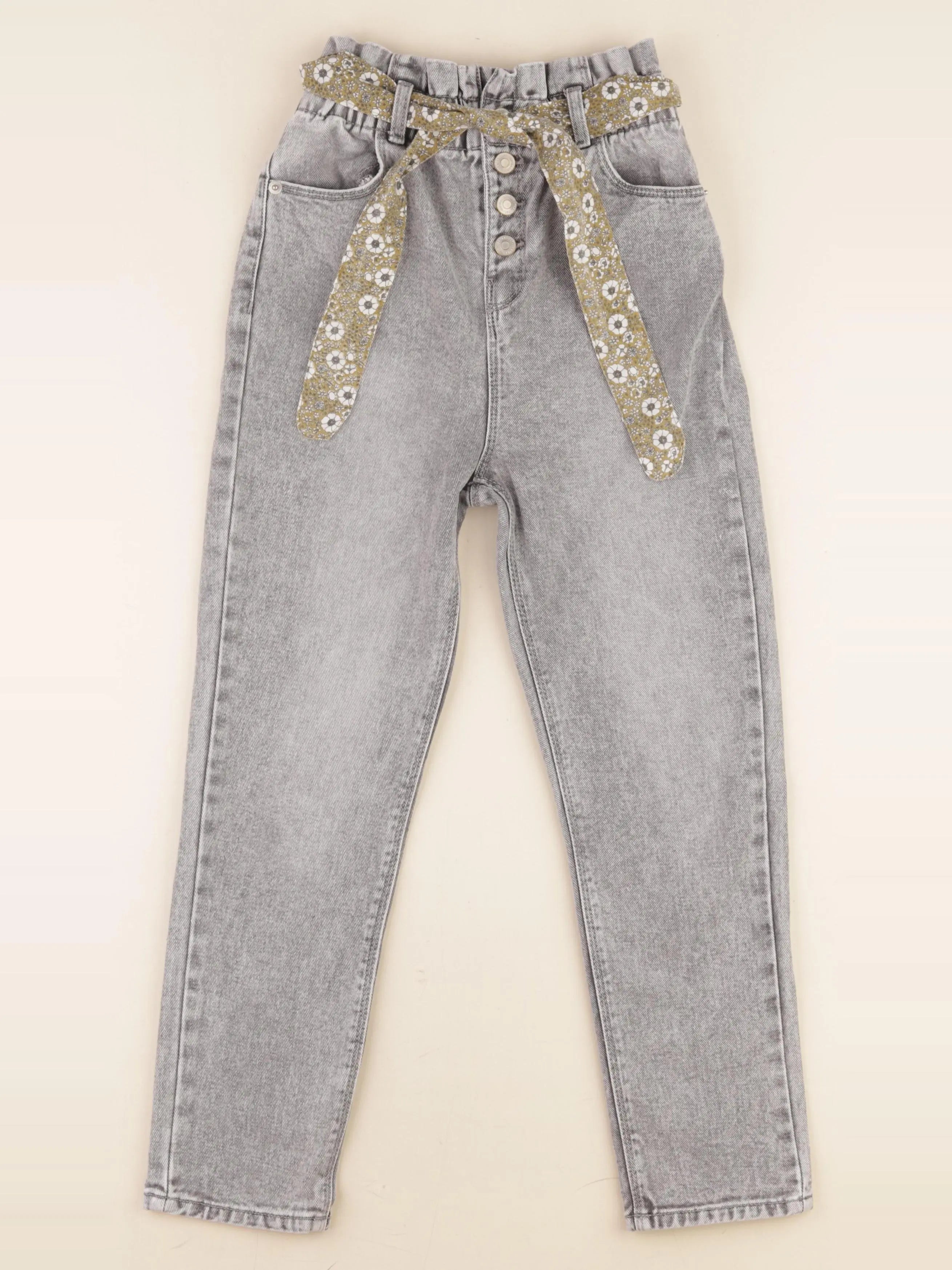 Vertbaudet - jean gris - 9 ans