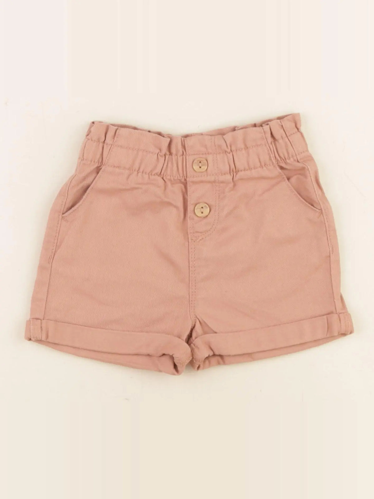 Vertbaudet - short rose - 18 mois