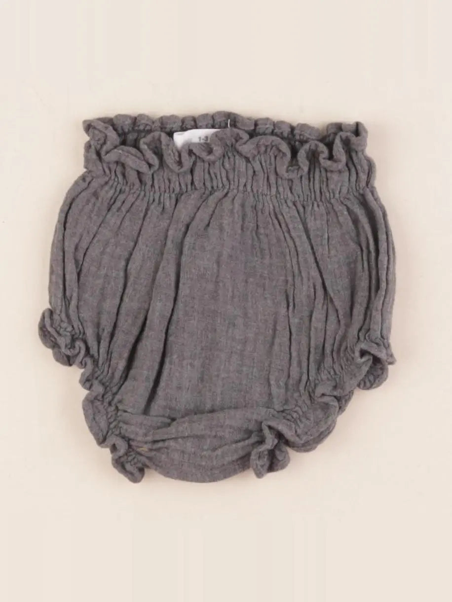 Zara - bloomer gris - 1/3 mois