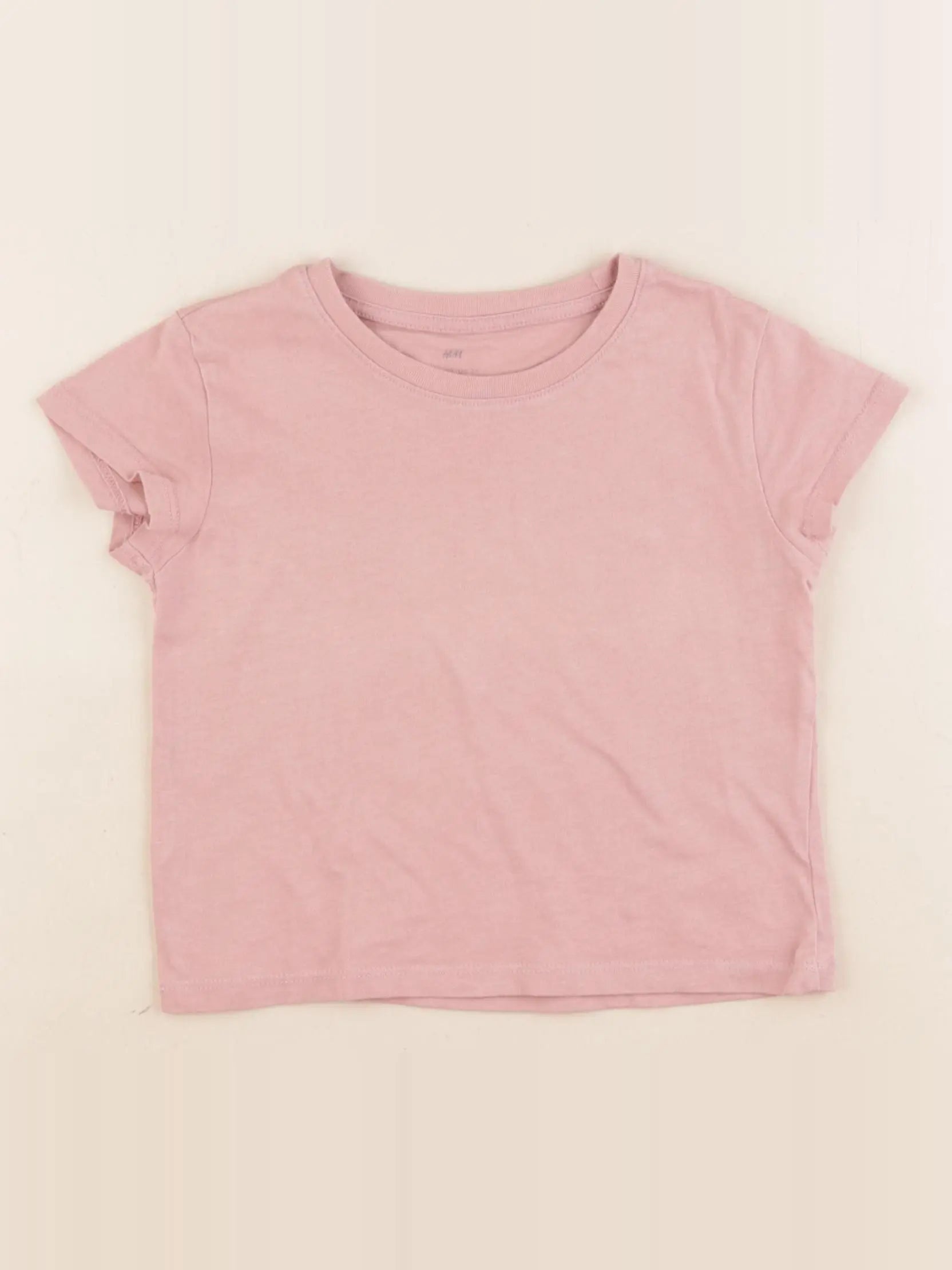 H&M - tee-shirt rose - 18/24 mois