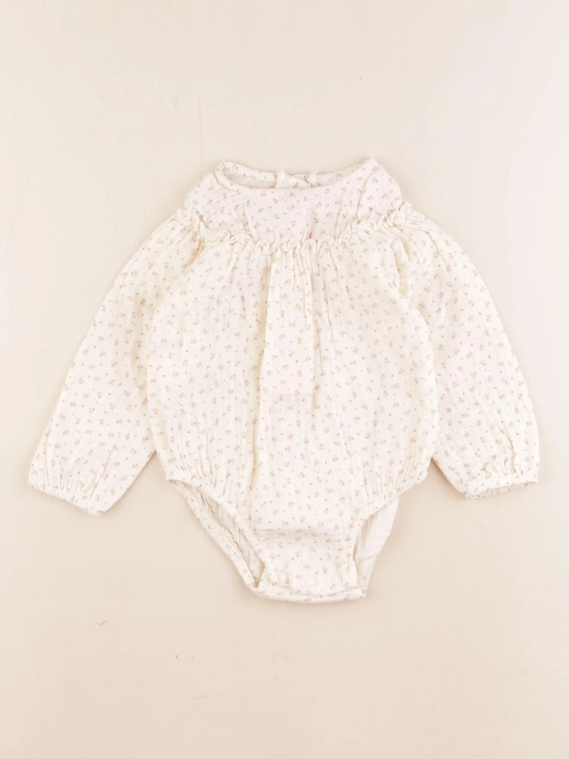 Zara - combinaison beige - 9/12 mois