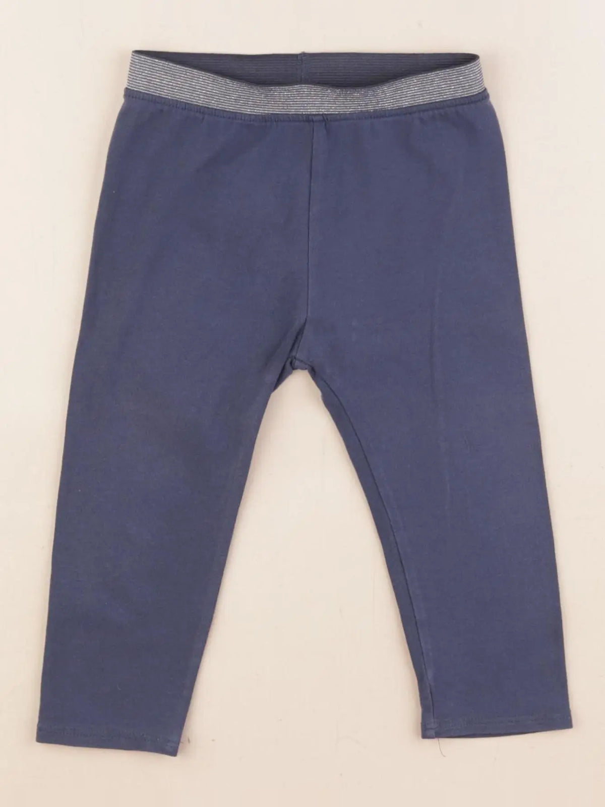 Vertbaudet - legging bleu - 24 mois