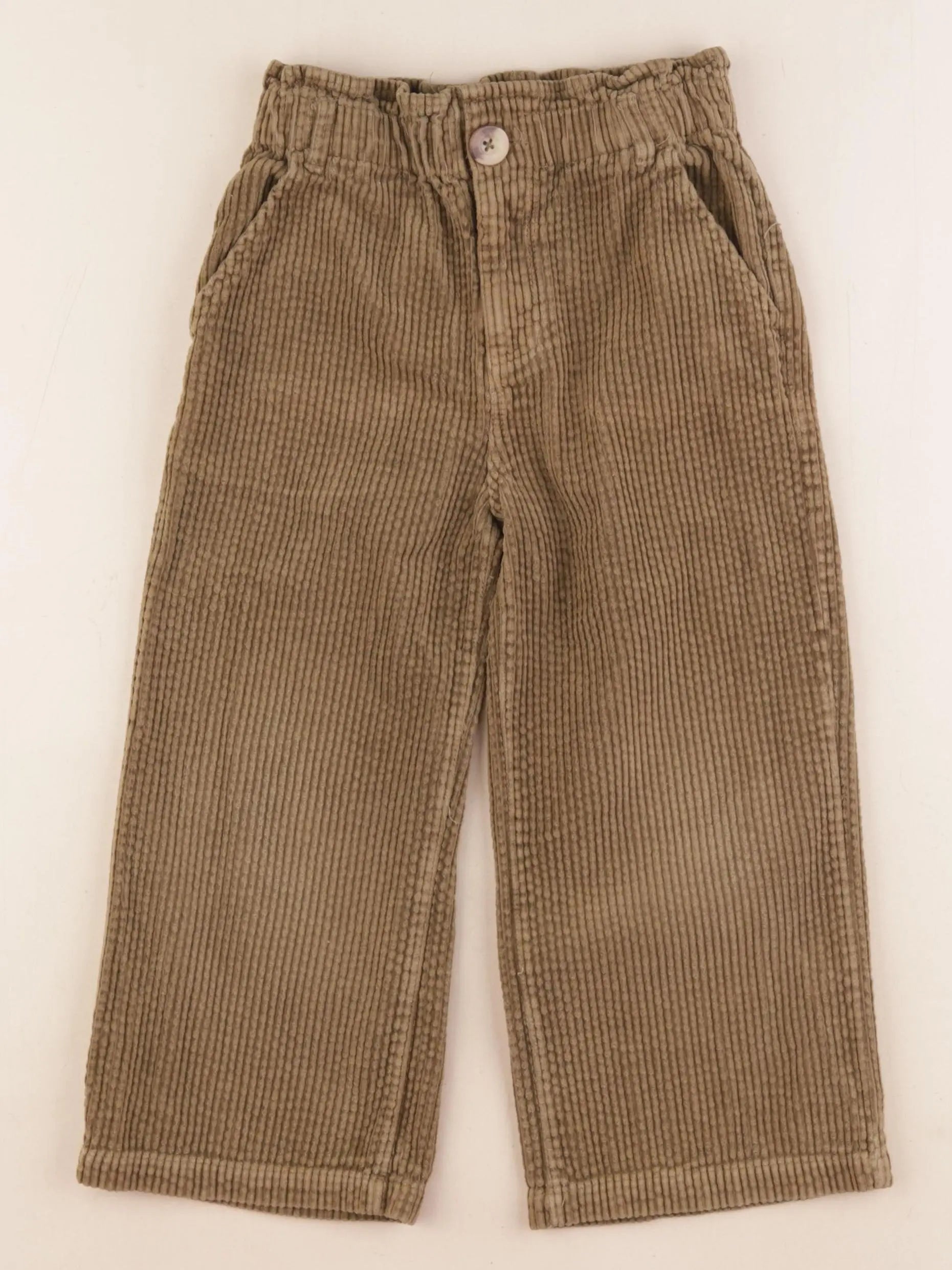 Vertbaudet - pantalon vert - 5 ans