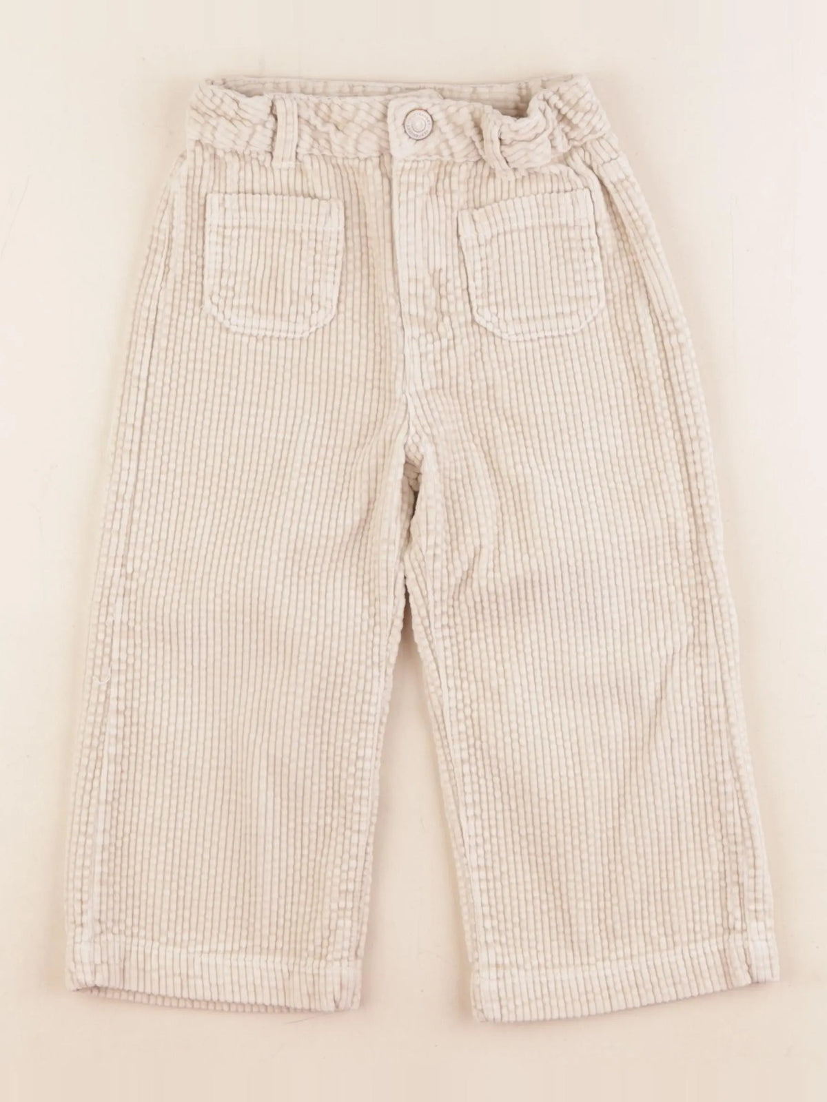 Vertbaudet - pantalon beige - 3 ans