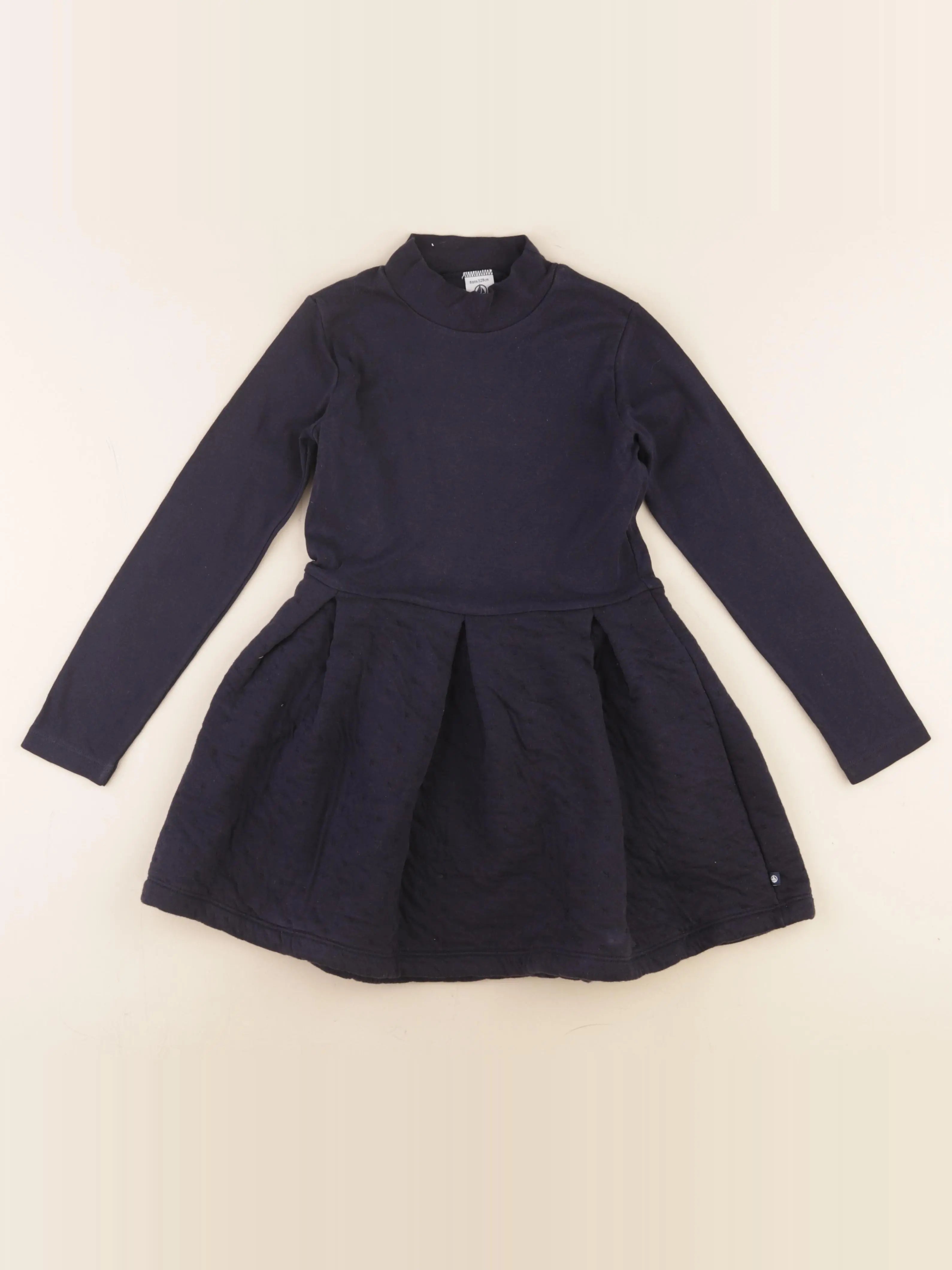 Petit Bateau - robe bleu - 8 ans